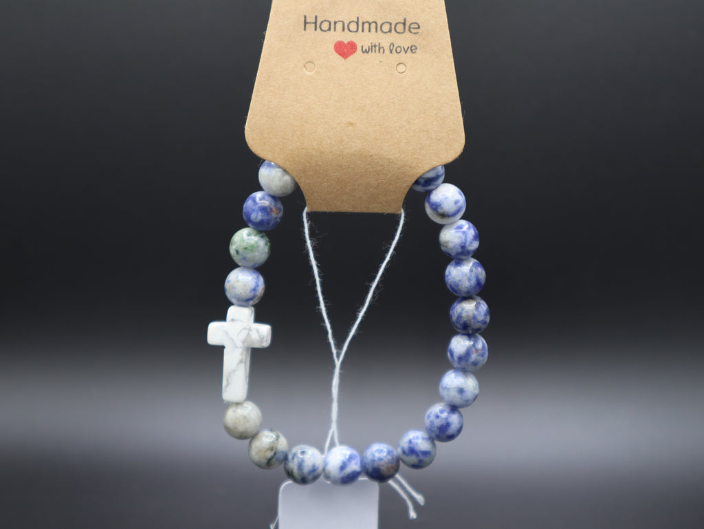Healing Stone (Cross) Bracelets 7.00"