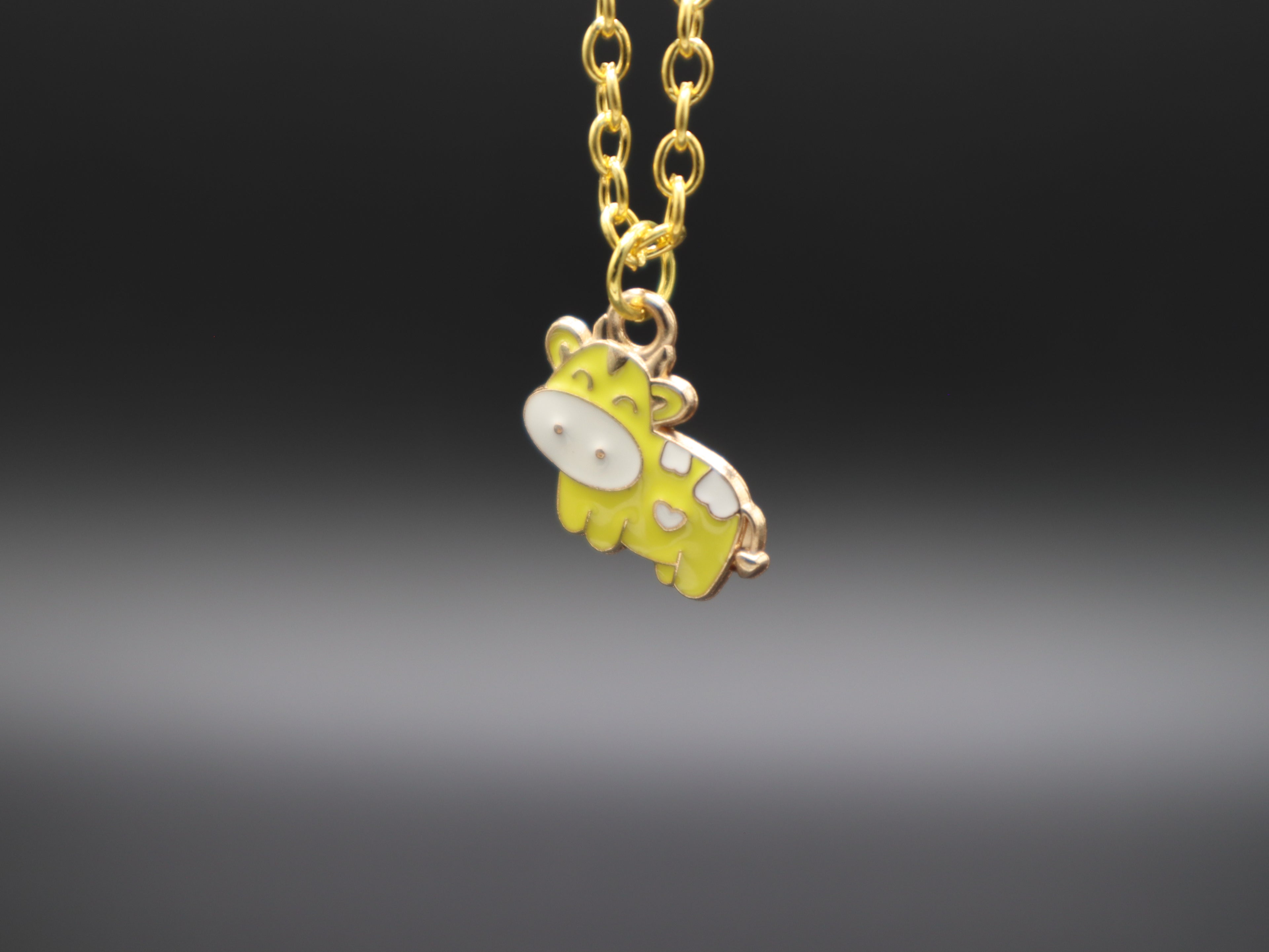 Happy Cow Pendant Necklace