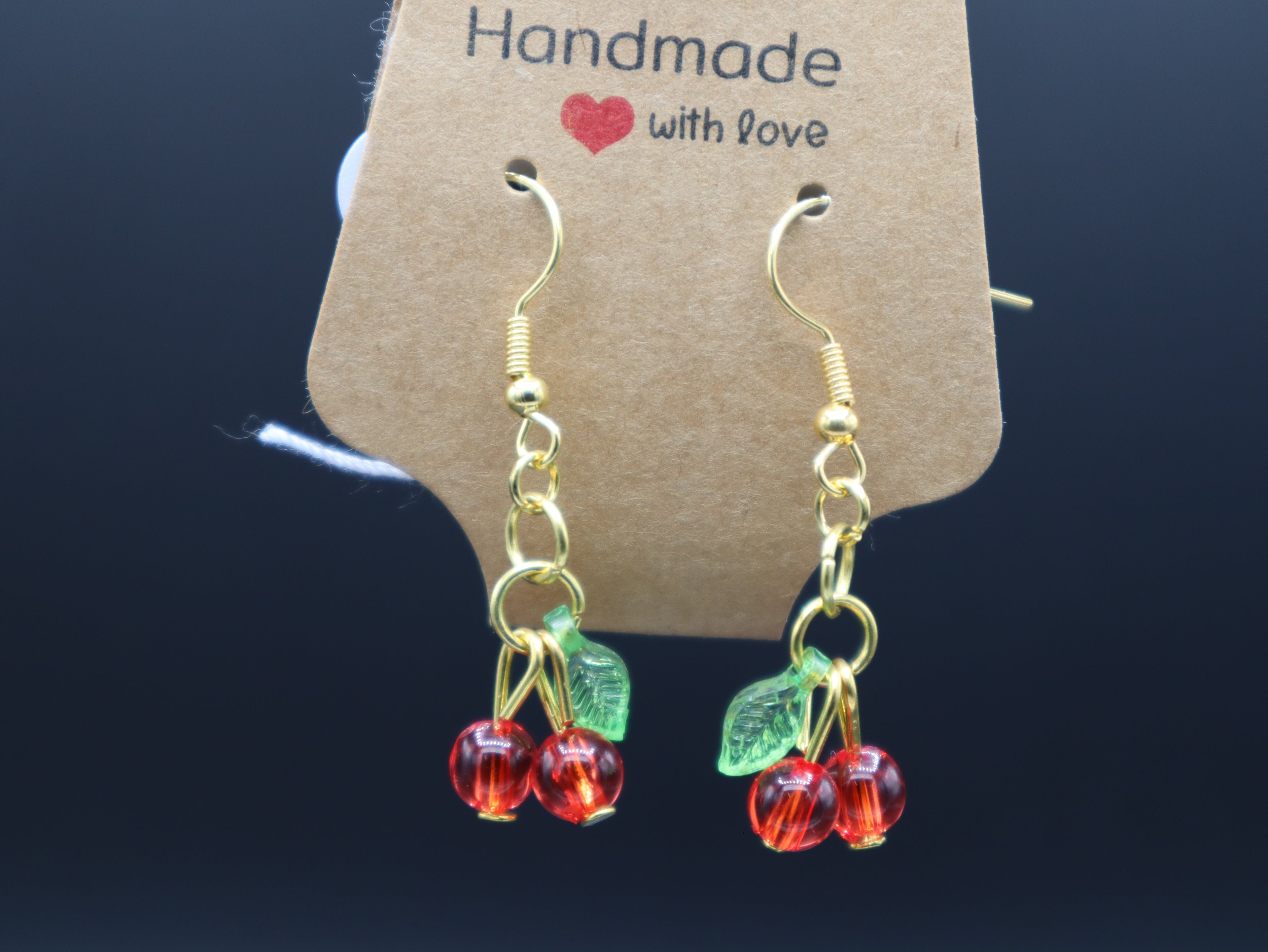 Cherry Earrings (Hypo-Allergenic)