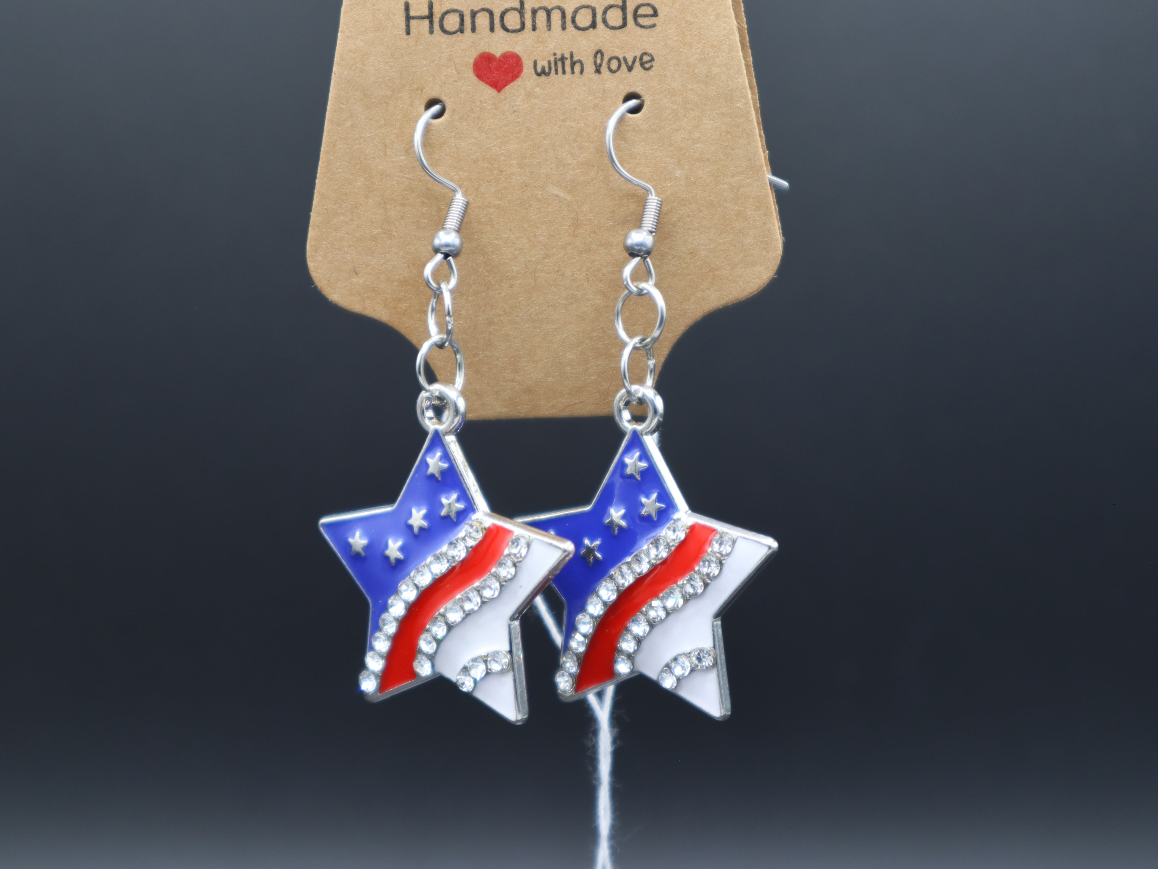 Americana Earrings (Hypo-Allergenic)