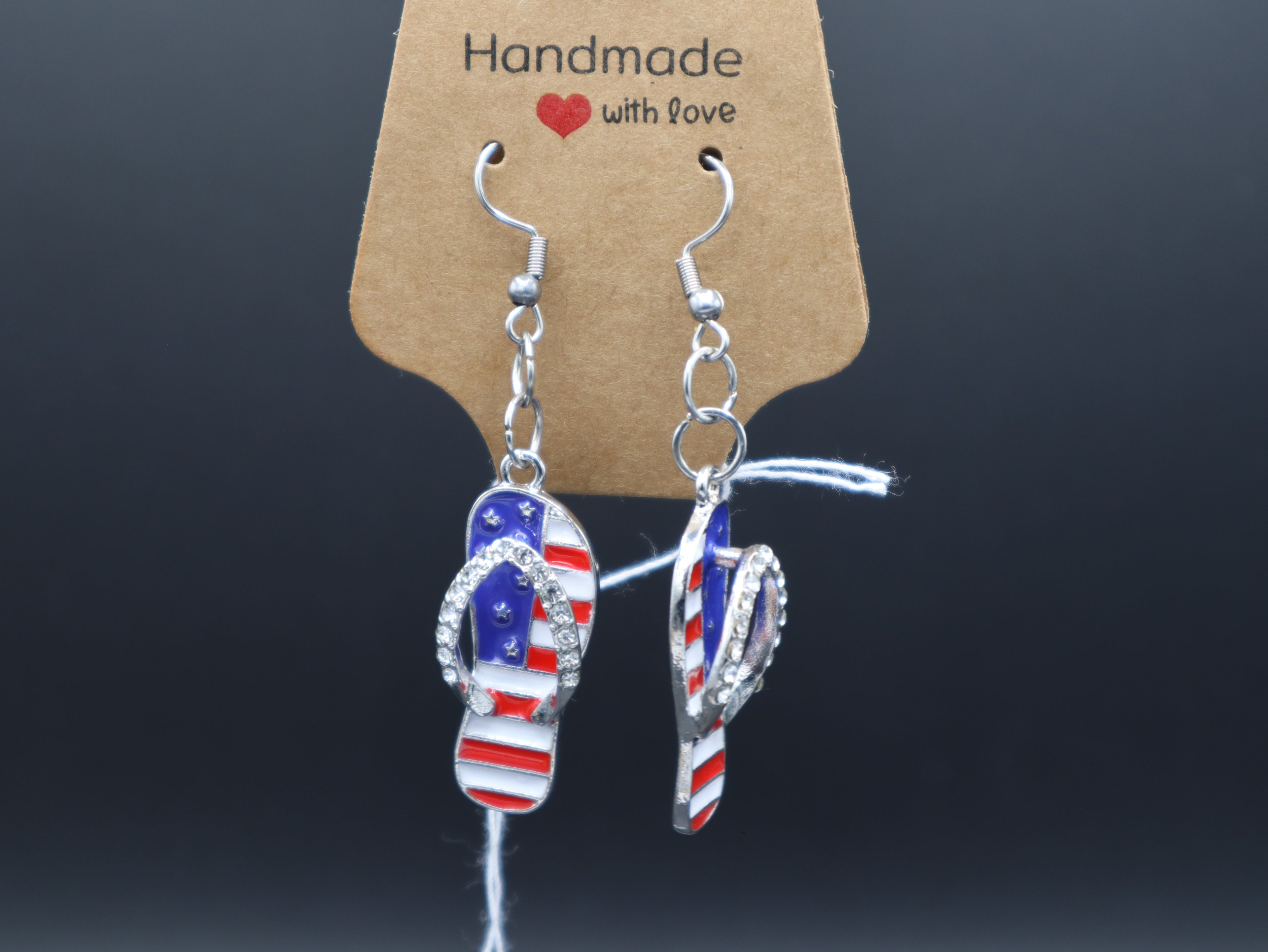 Americana Earrings (Hypo-Allergenic)