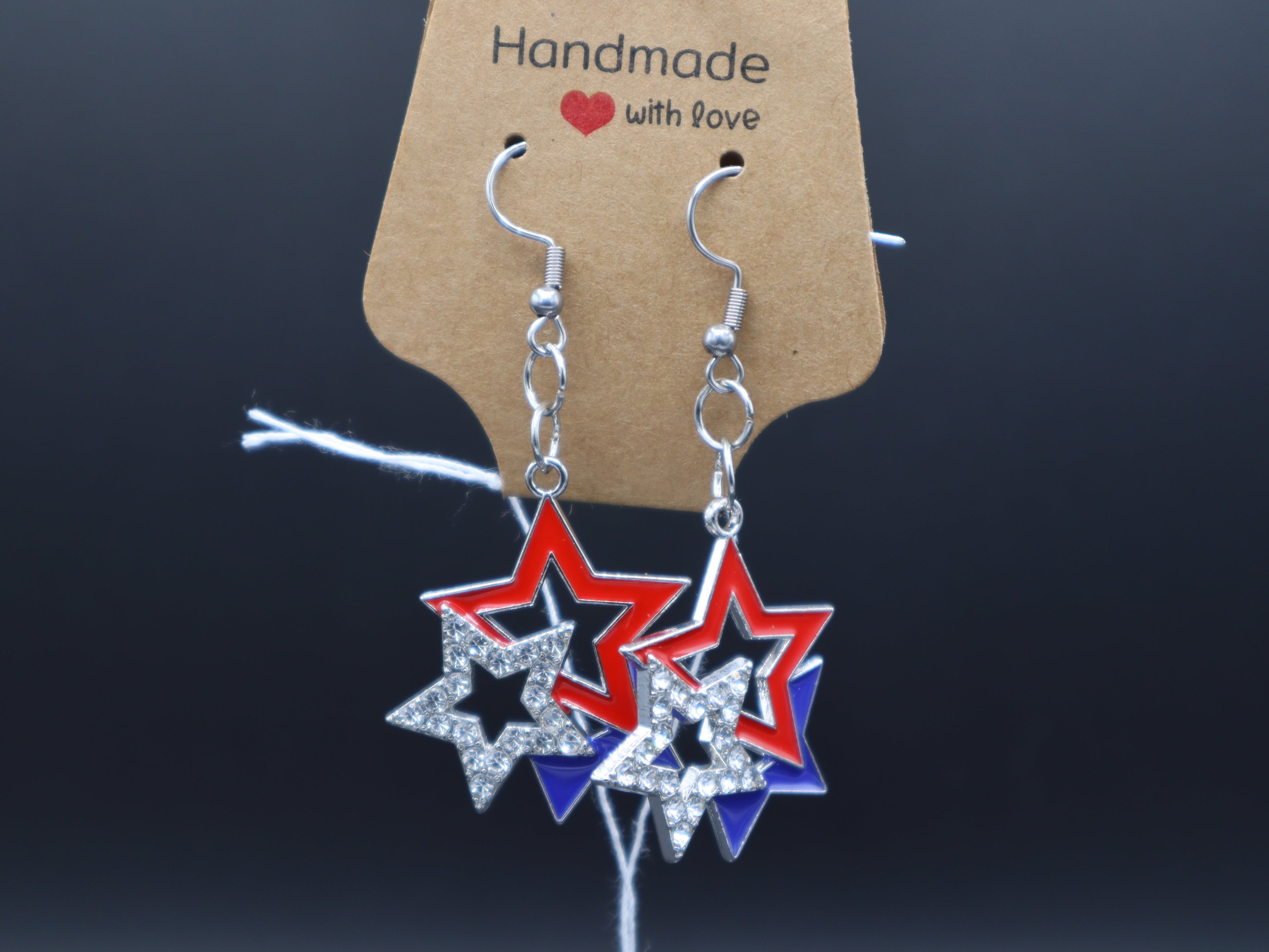 Americana Earrings (Hypo-Allergenic)
