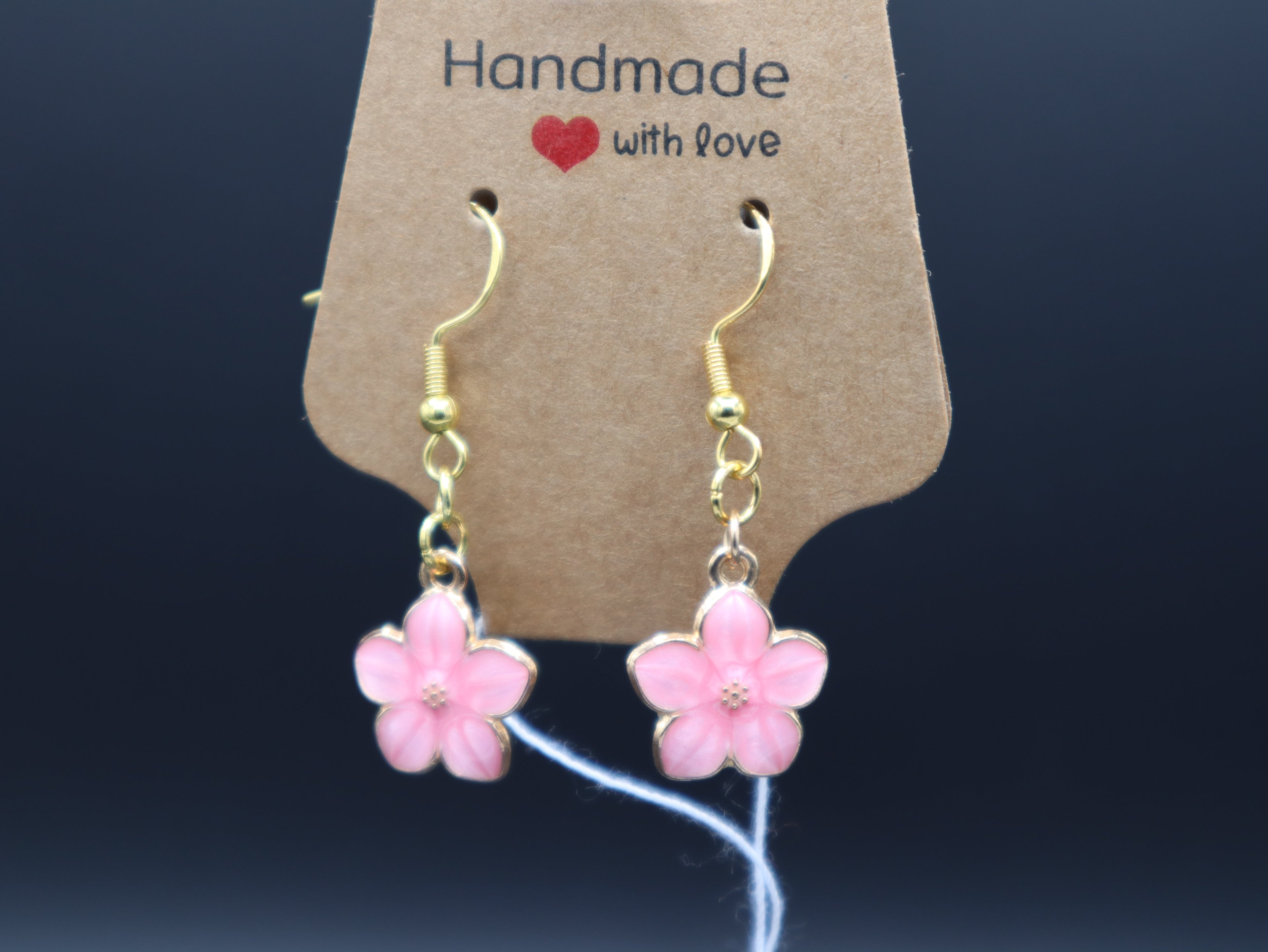 Plumeria Flower Earrings (Hypo-Allergenic)