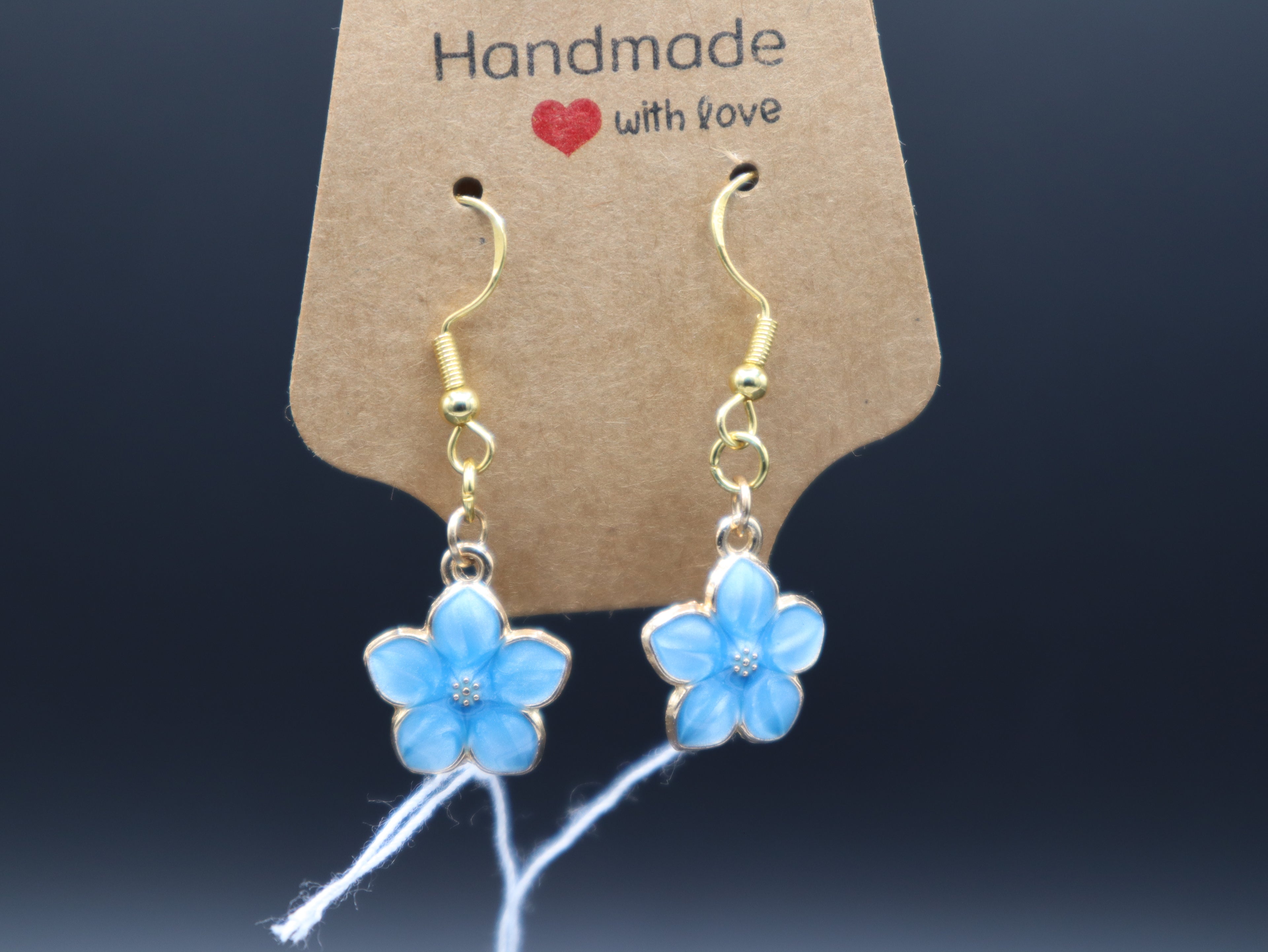 Plumeria Flower Earrings (Hypo-Allergenic)