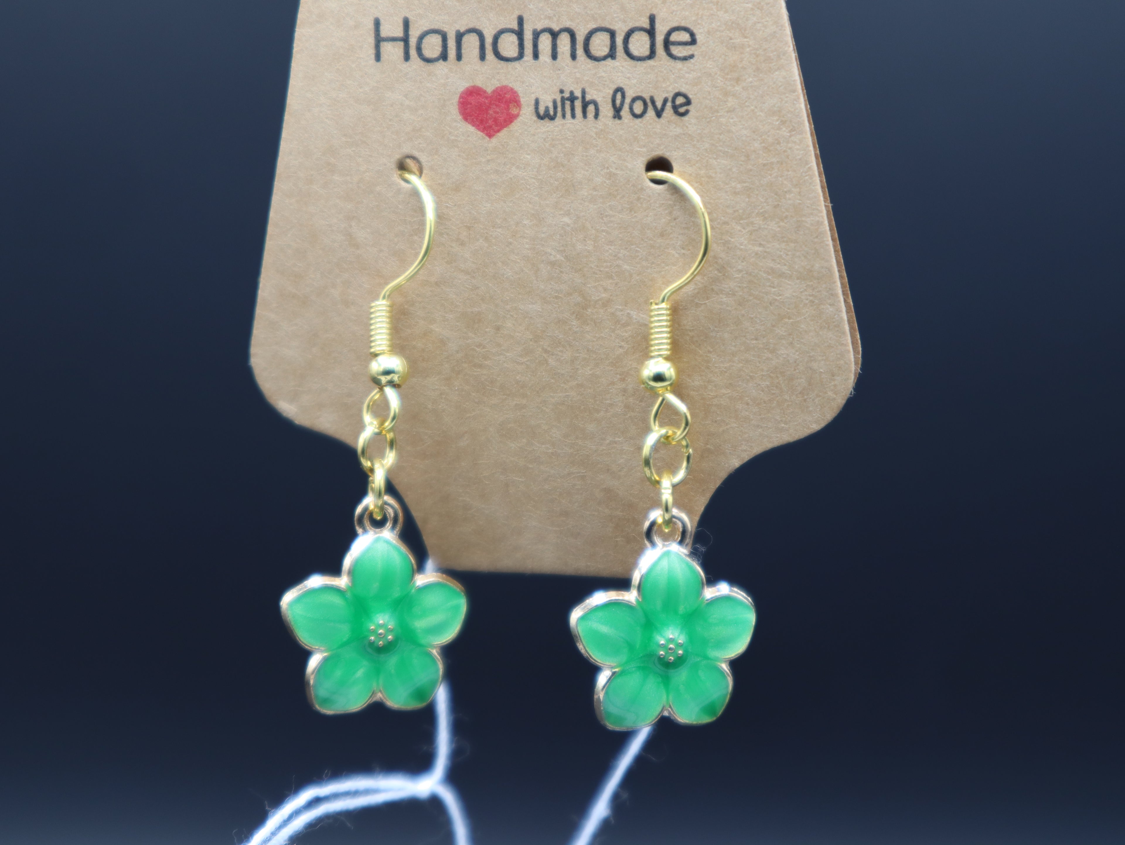 Plumeria Flower Earrings (Hypo-Allergenic)