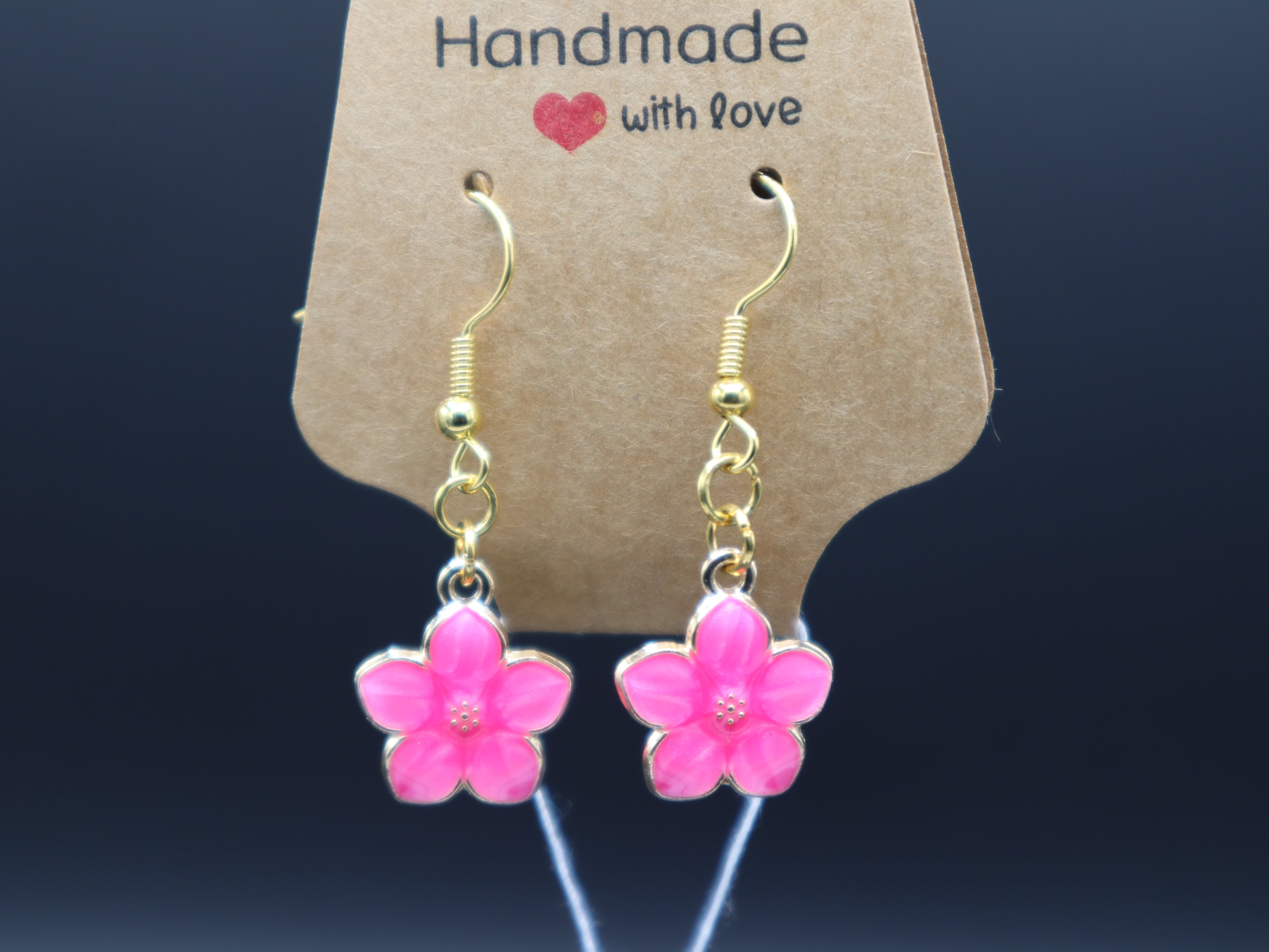 Plumeria Flower Earrings (Hypo-Allergenic)