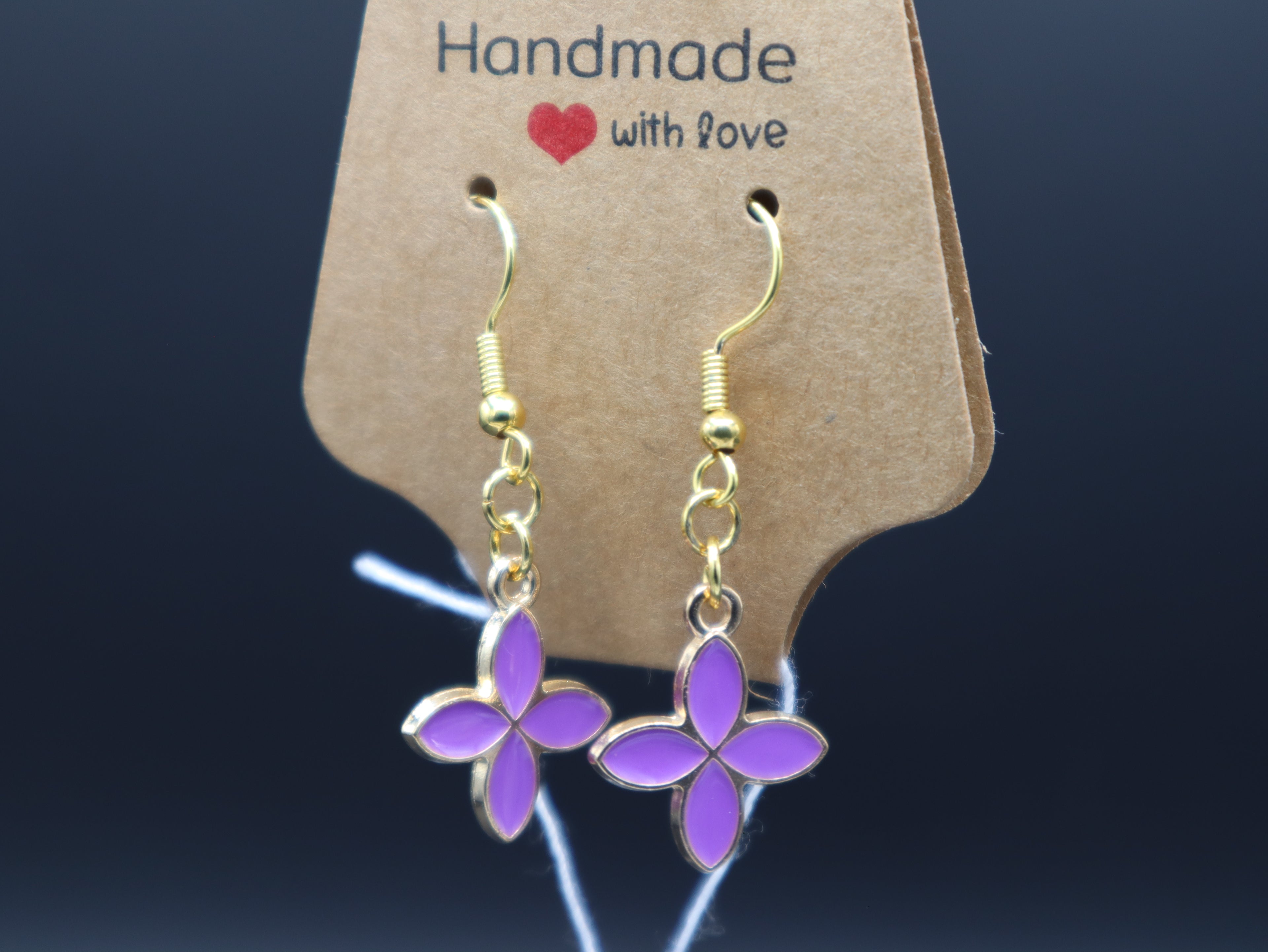 Hibiscus Flower Earrings (Hypo-Allergenic)