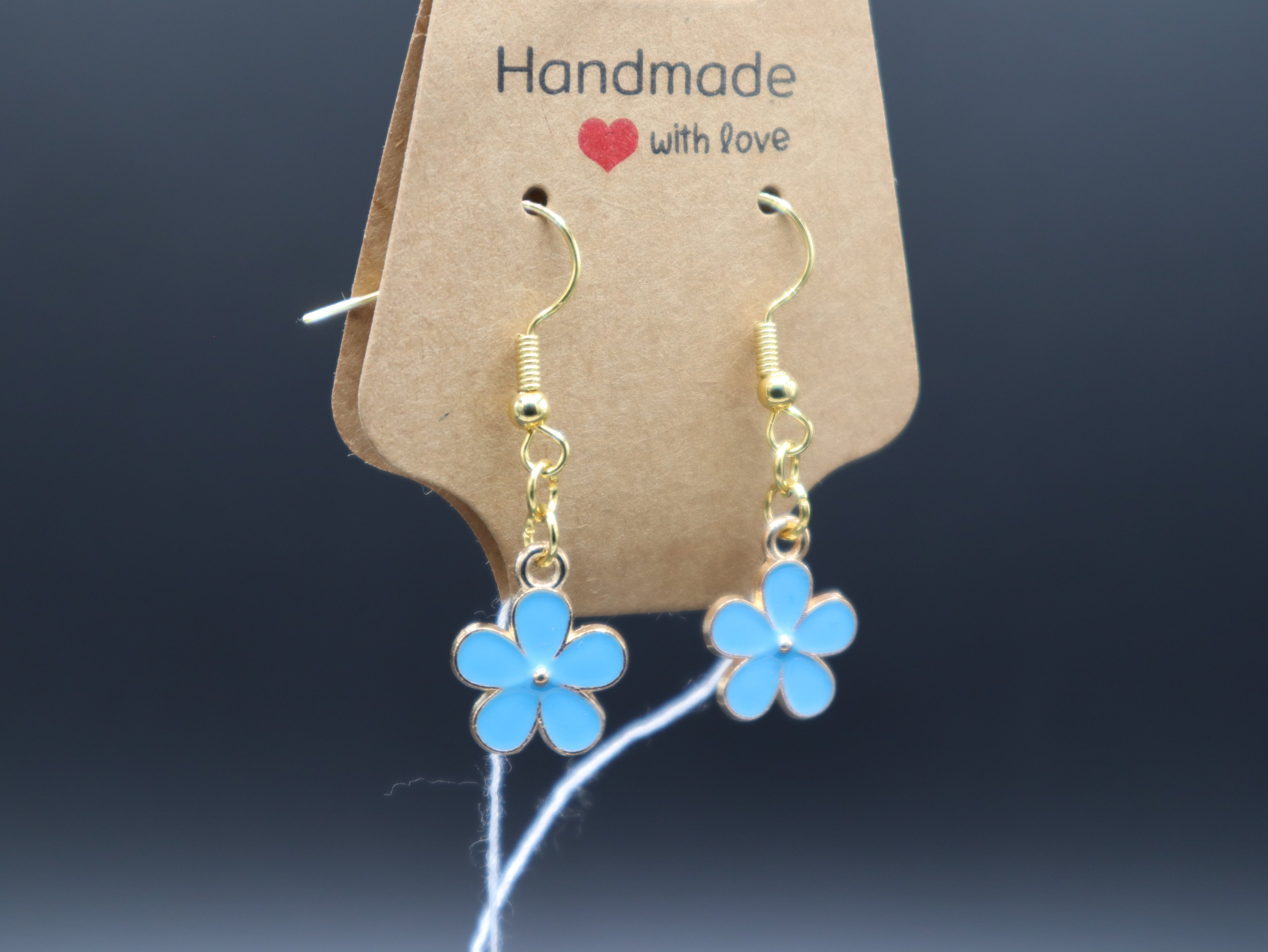 Cherry Blossom with Gold Earrings (Hypo-Allergenic)