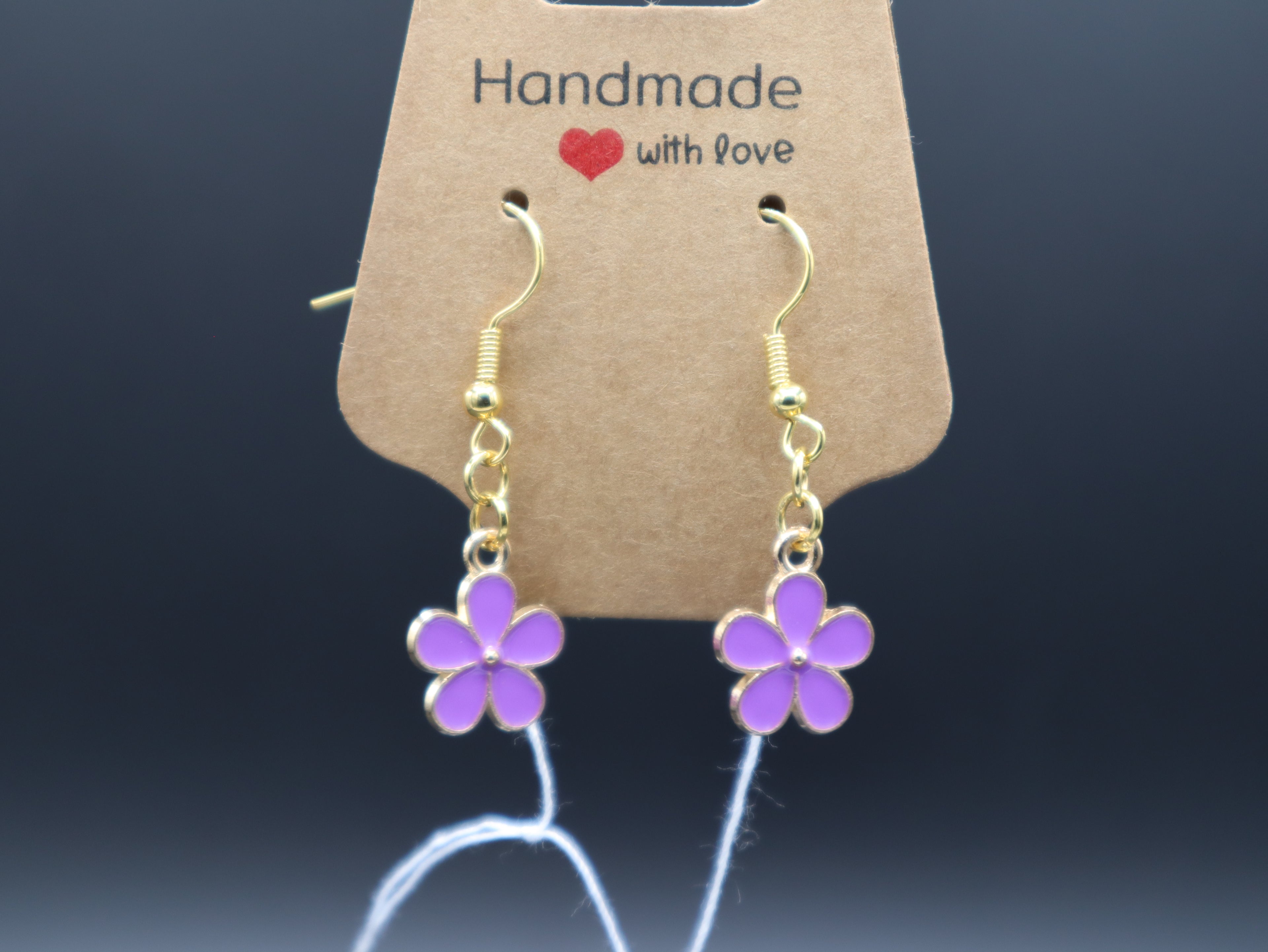 Cherry Blossom with Gold Earrings (Hypo-Allergenic)