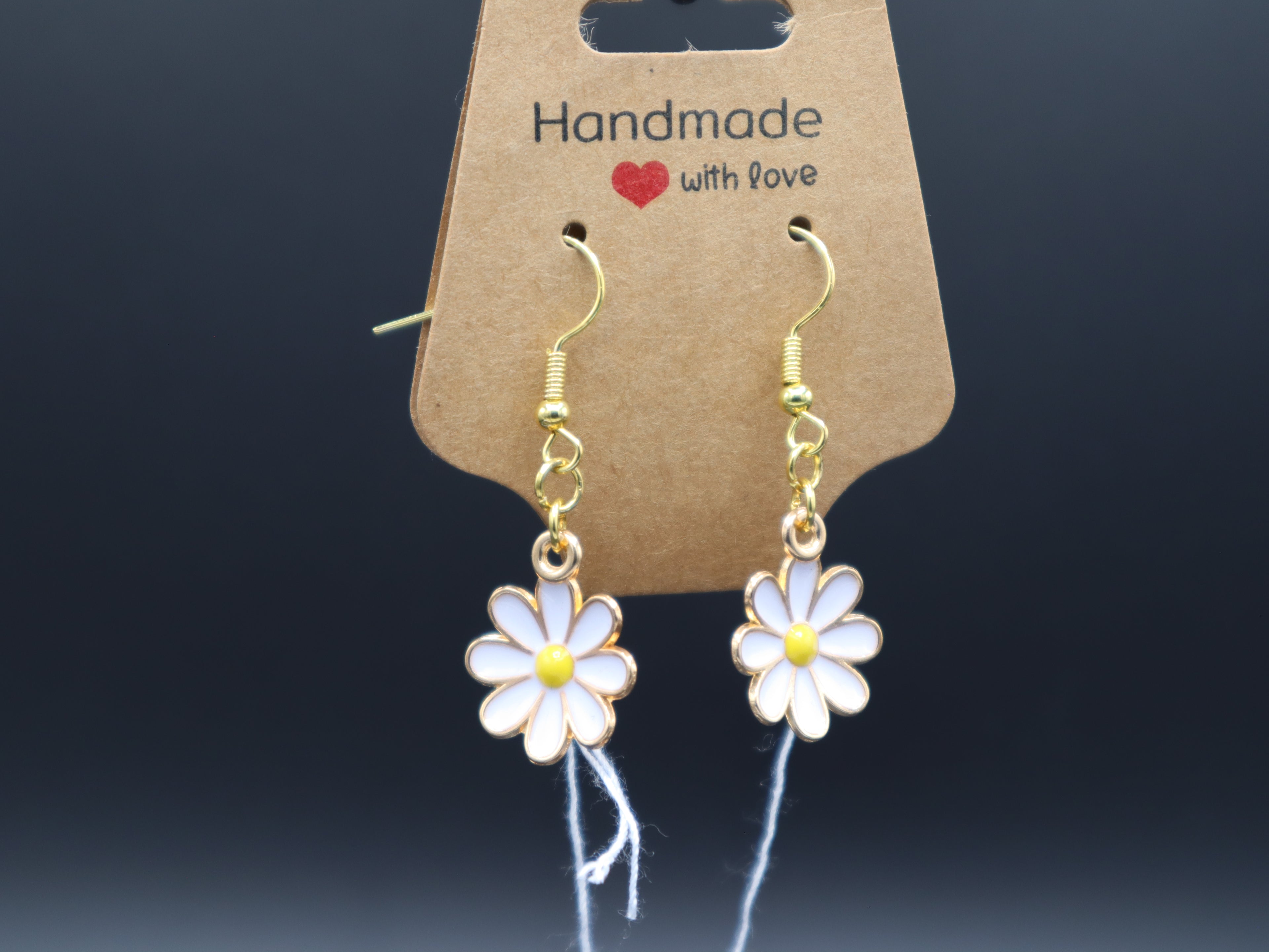BIG Daisy Earrings (Hypo-Allergenic)