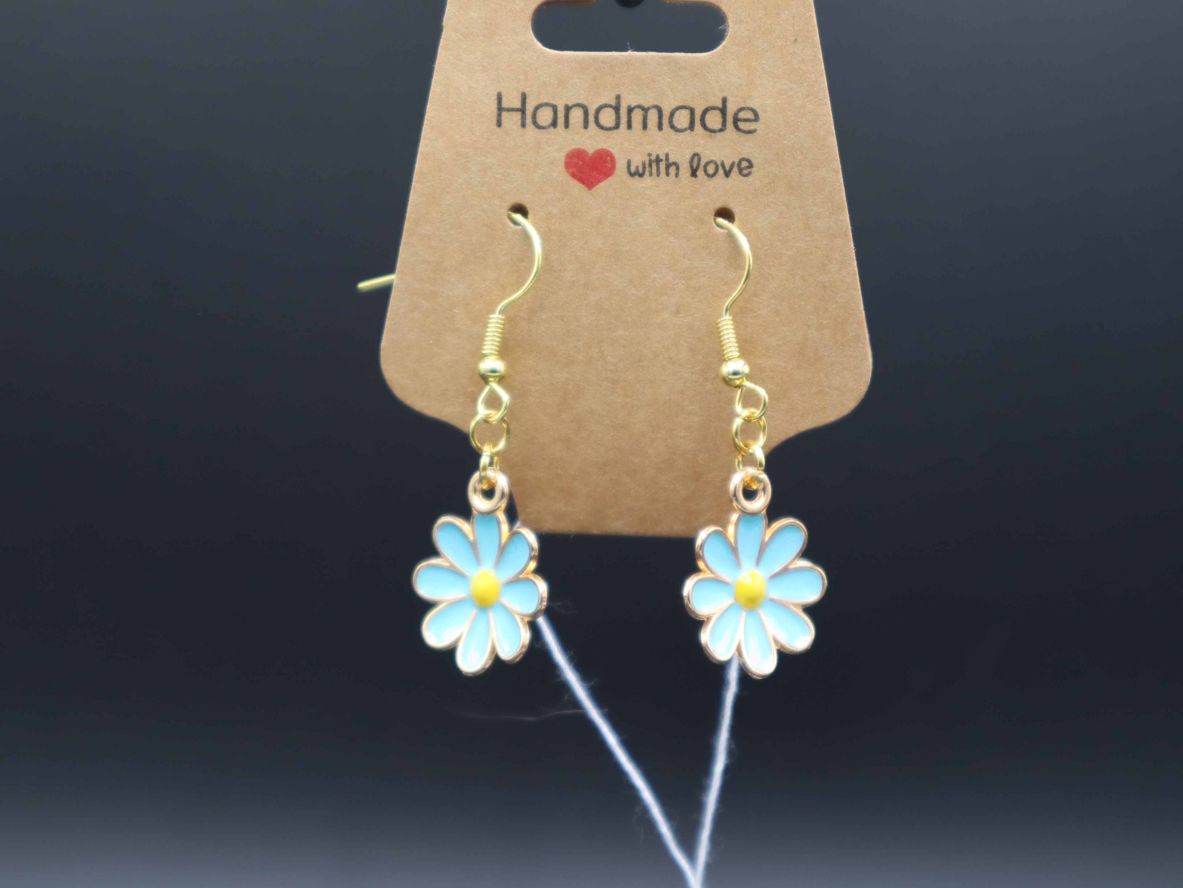 BIG Daisy Earrings (Hypo-Allergenic)
