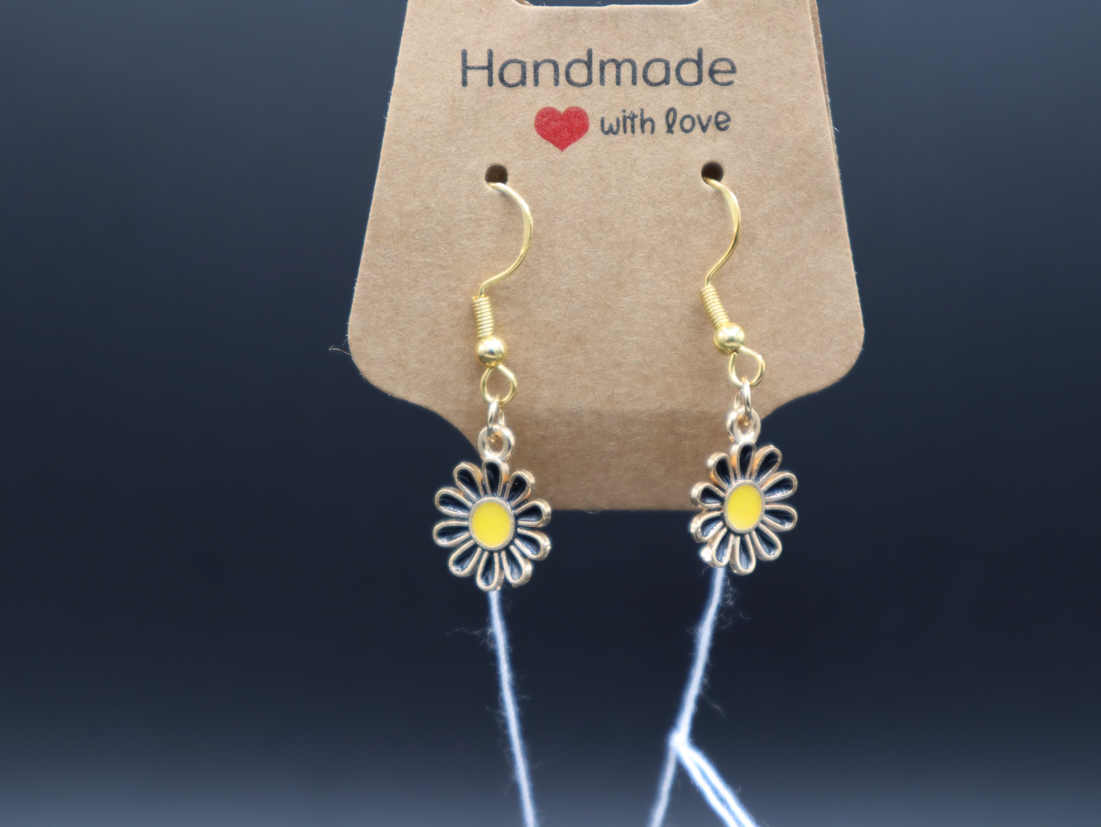 Small Daisy Earrings (Hypo-Allergenic)