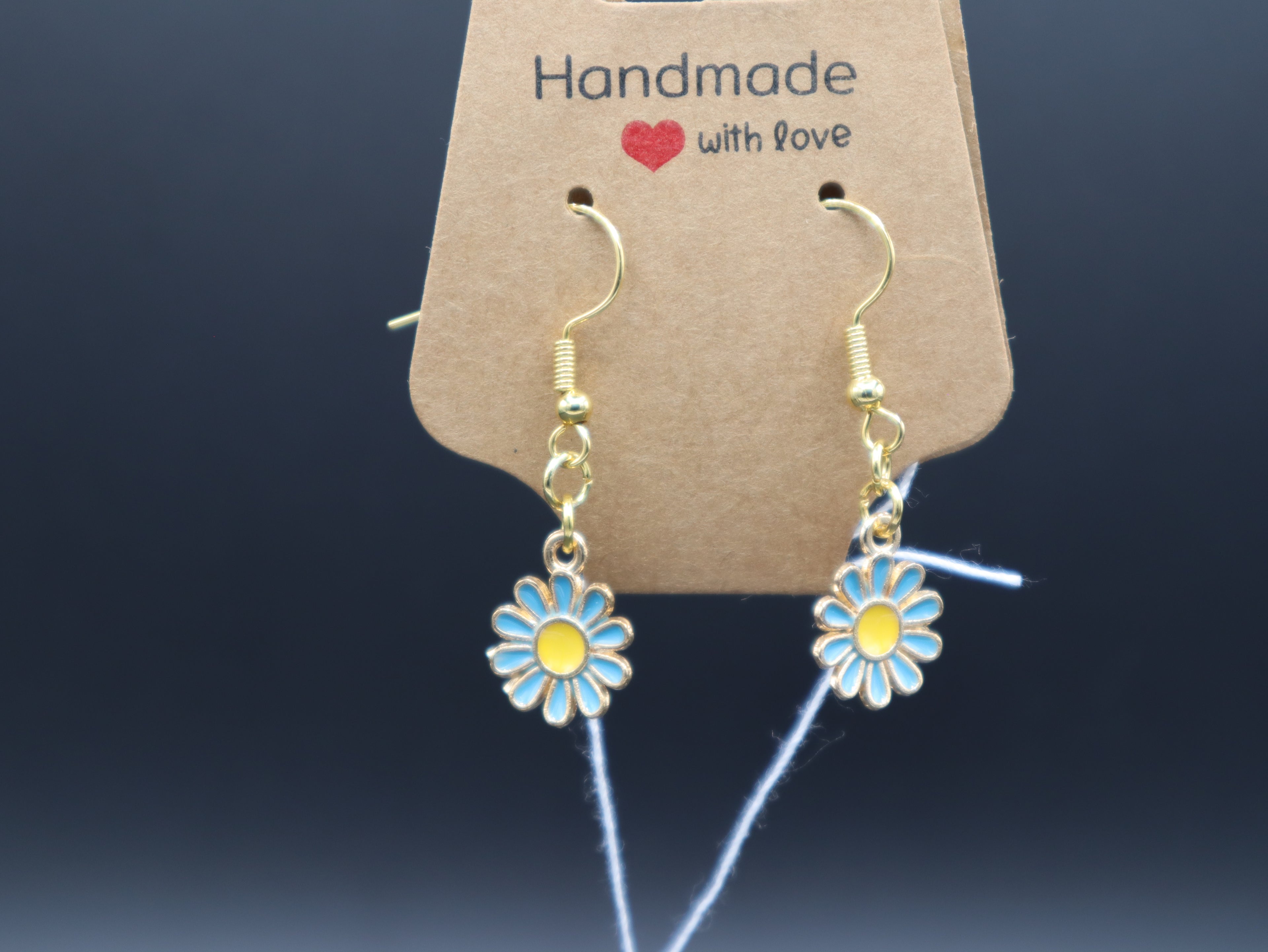 Small Daisy Earrings (Hypo-Allergenic)
