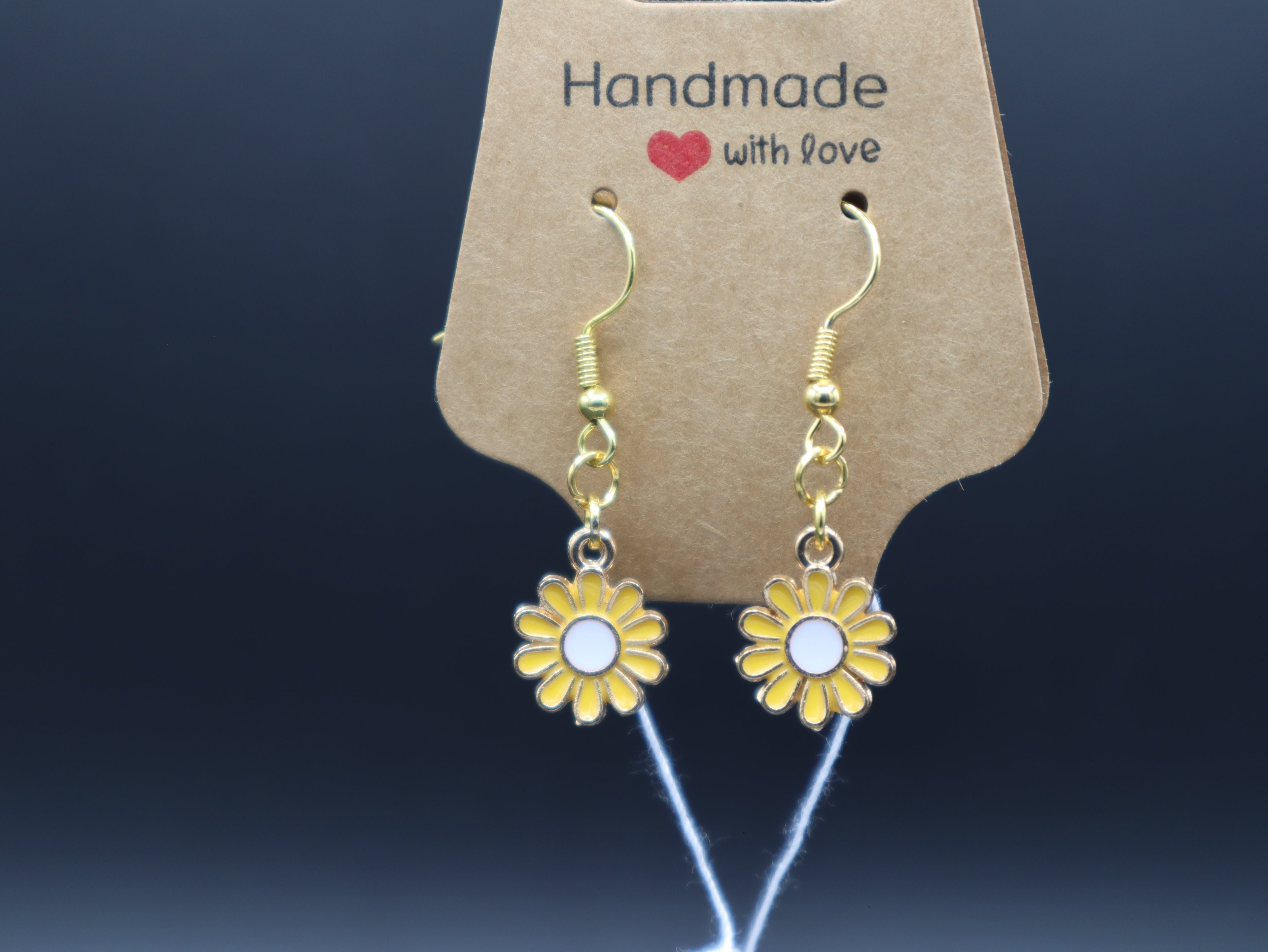 Small Daisy Earrings (Hypo-Allergenic)
