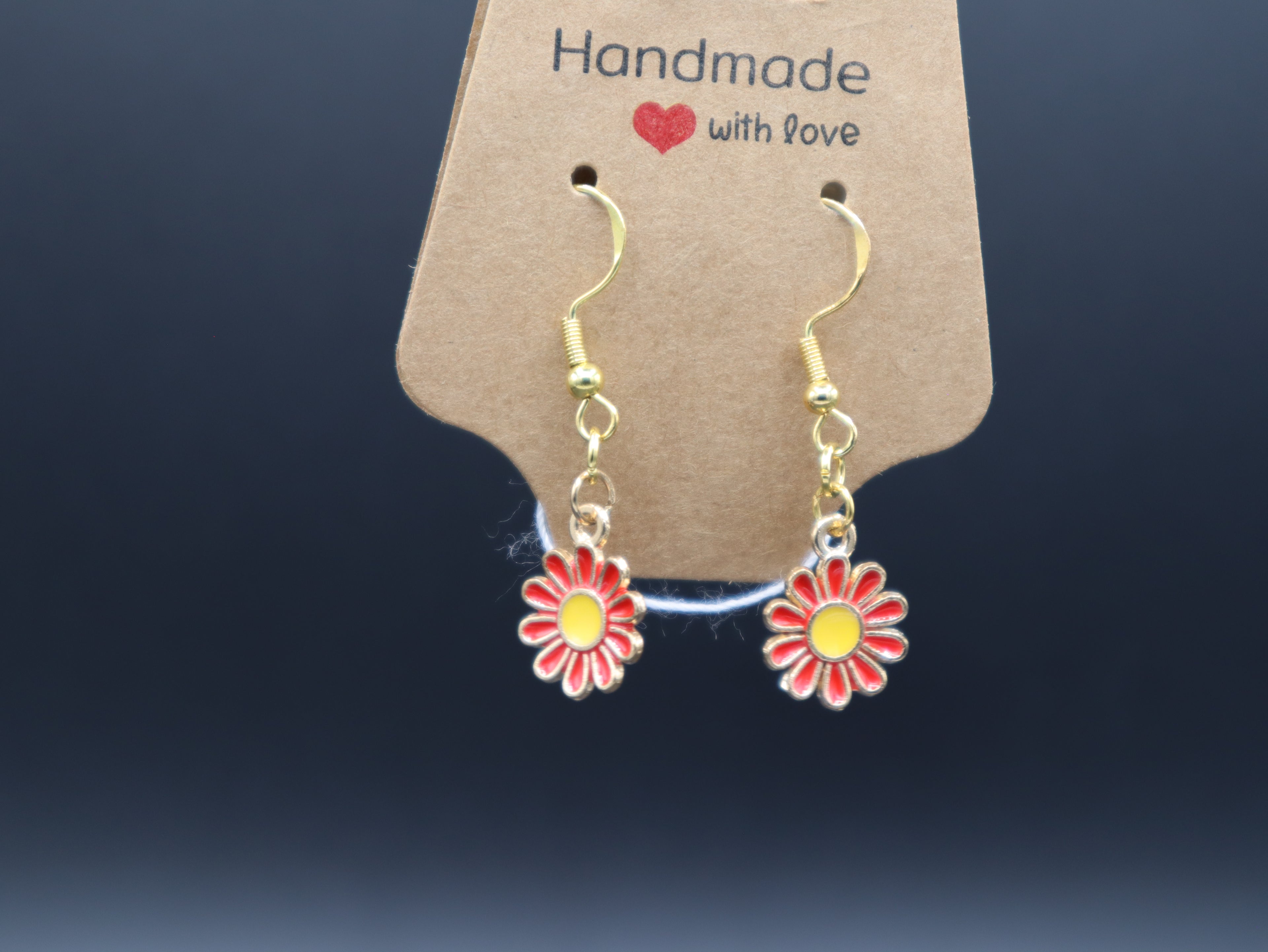 Small Daisy Earrings (Hypo-Allergenic)