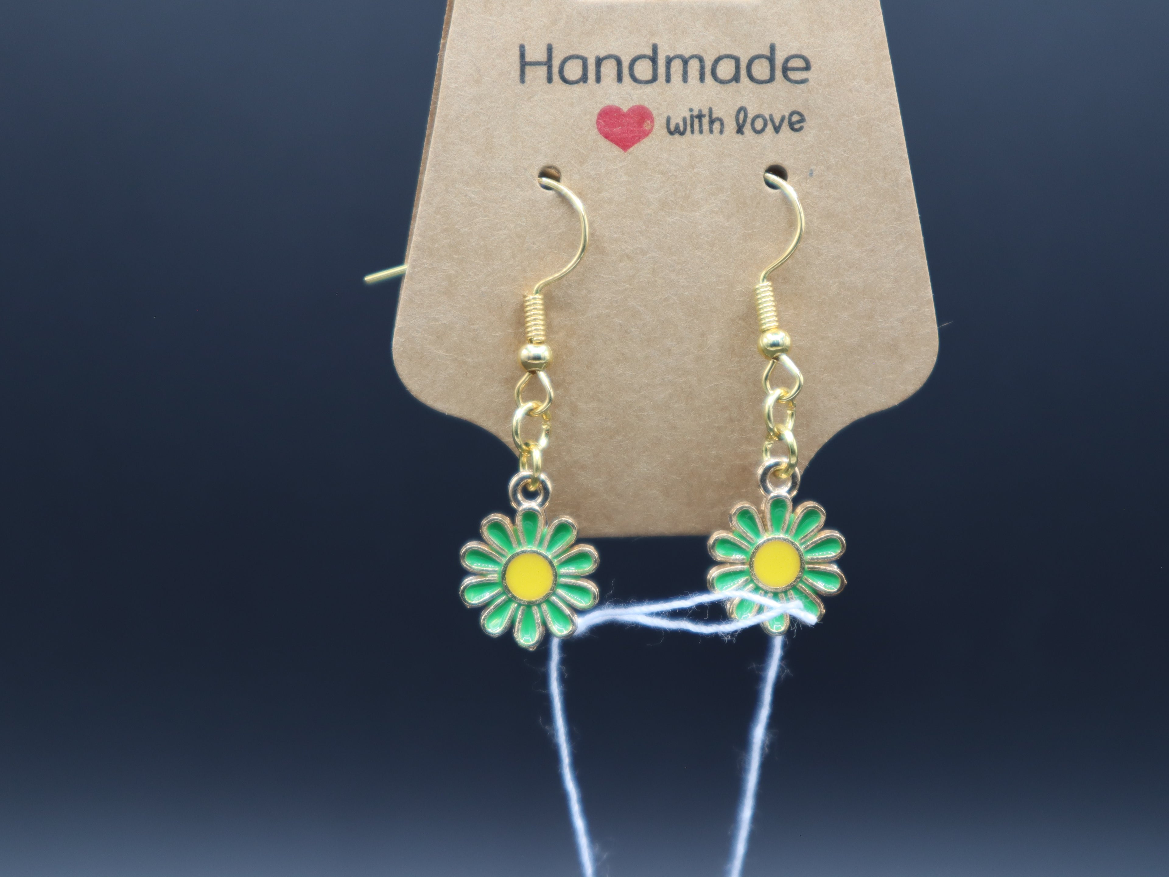 Small Daisy Earrings (Hypo-Allergenic)