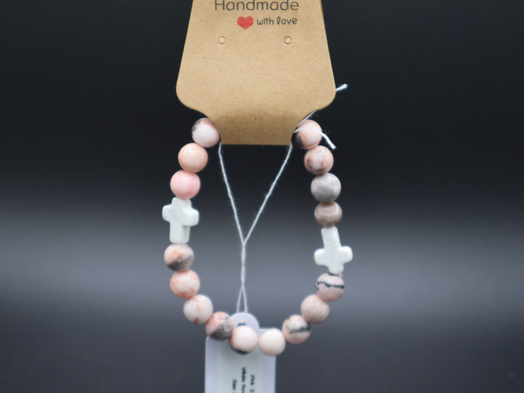 Healing Stone (Cross) Bracelets 6.50"