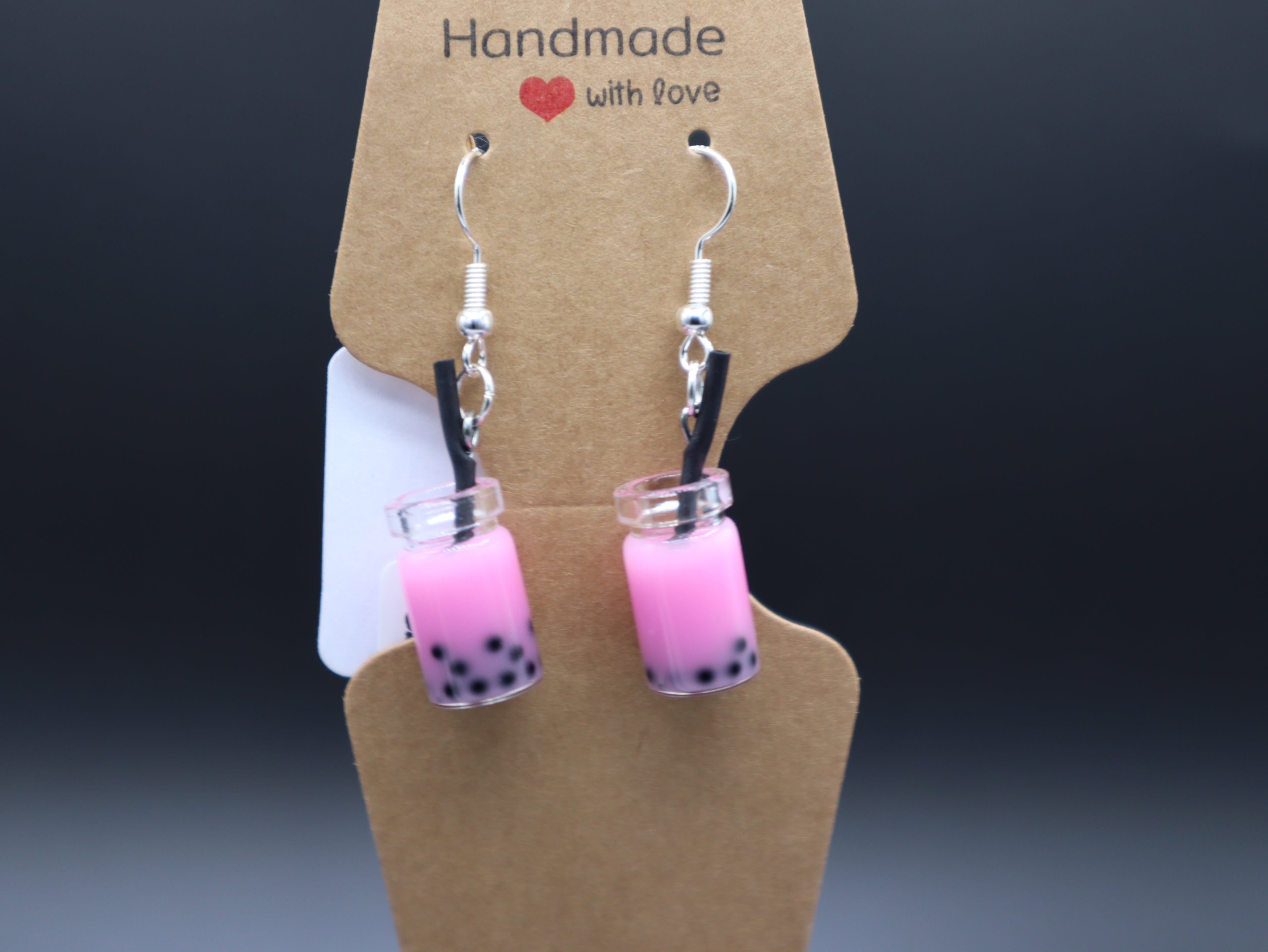 Boba Tea Earrings (Hypo-Allergenic)