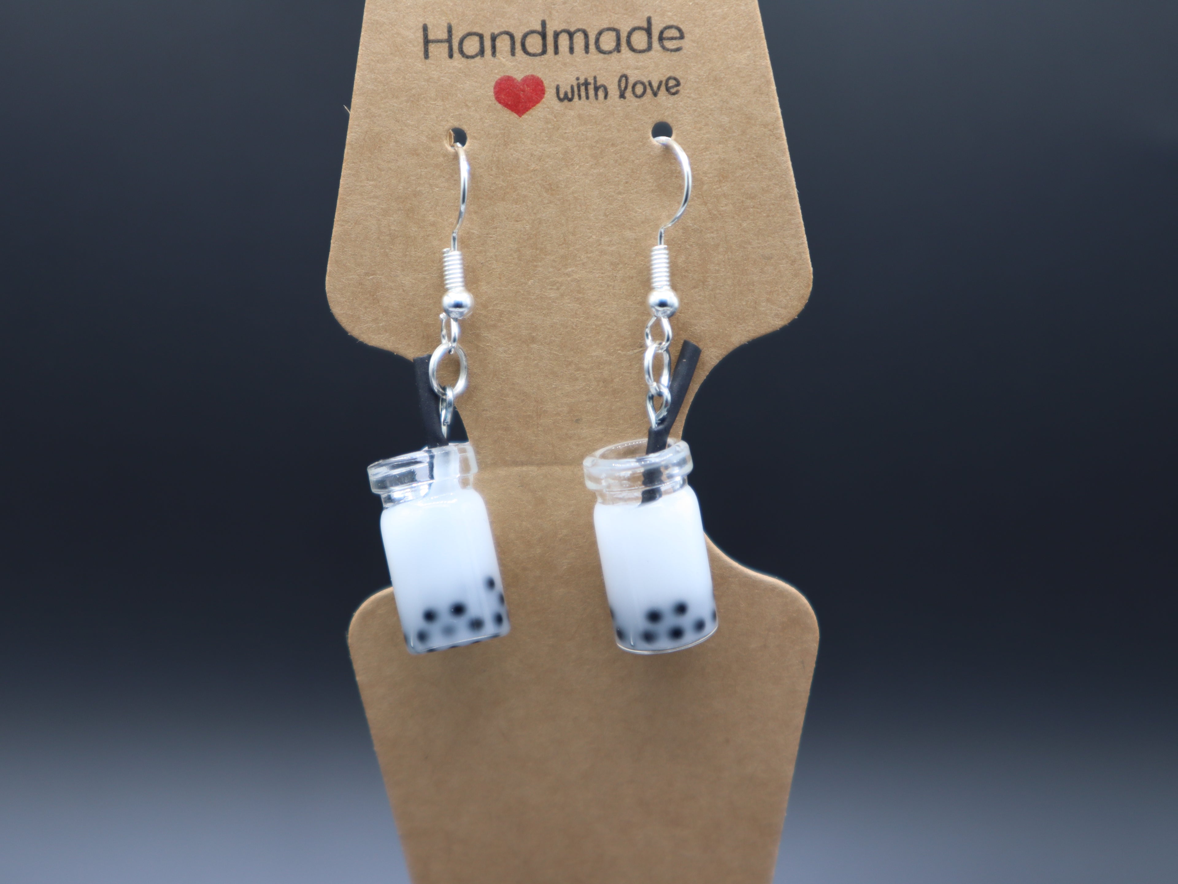 Boba Tea Earrings (Hypo-Allergenic)