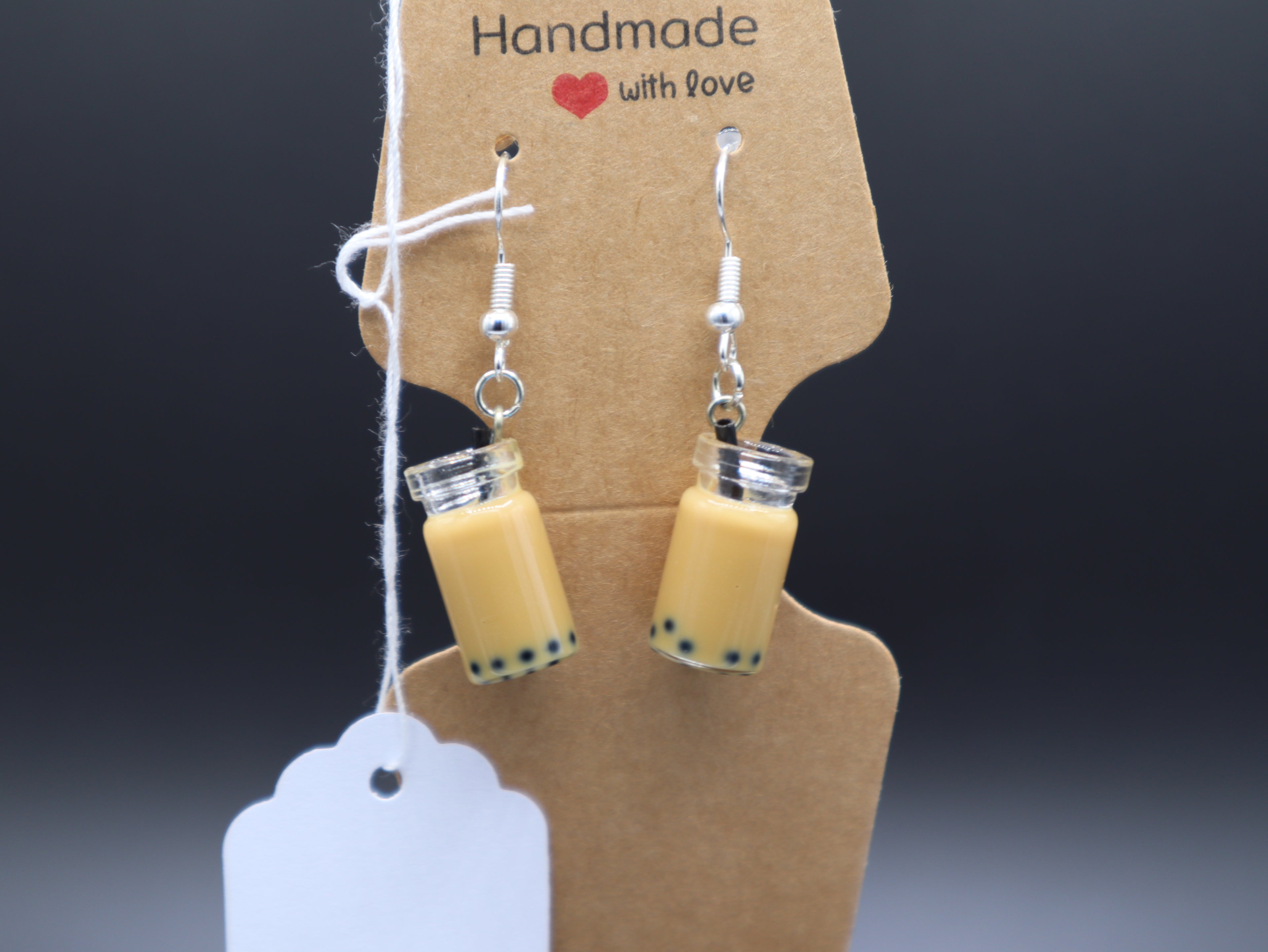 Boba Tea Earrings (Hypo-Allergenic)