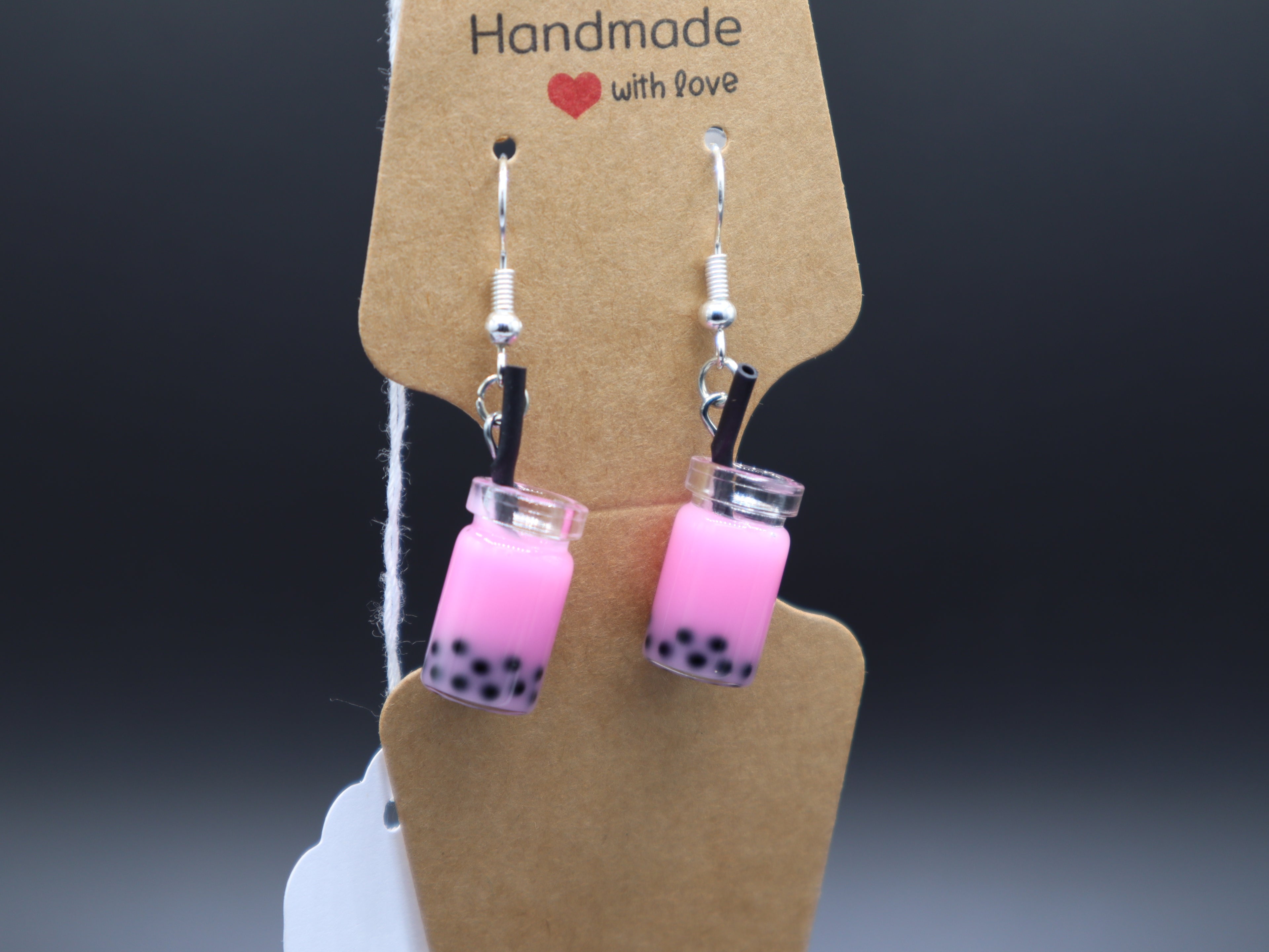 Boba Tea Earrings (Hypo-Allergenic)