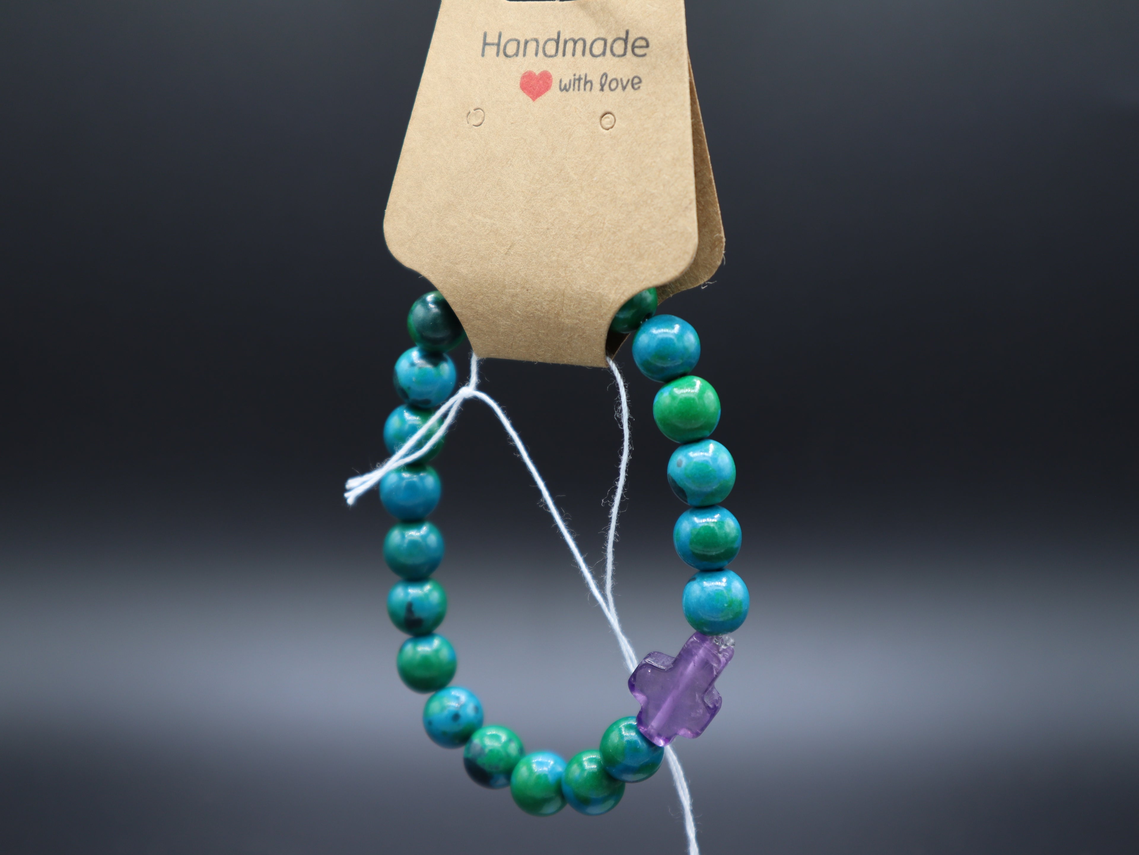 Healing Stone (Cross) Bracelets 6.50"