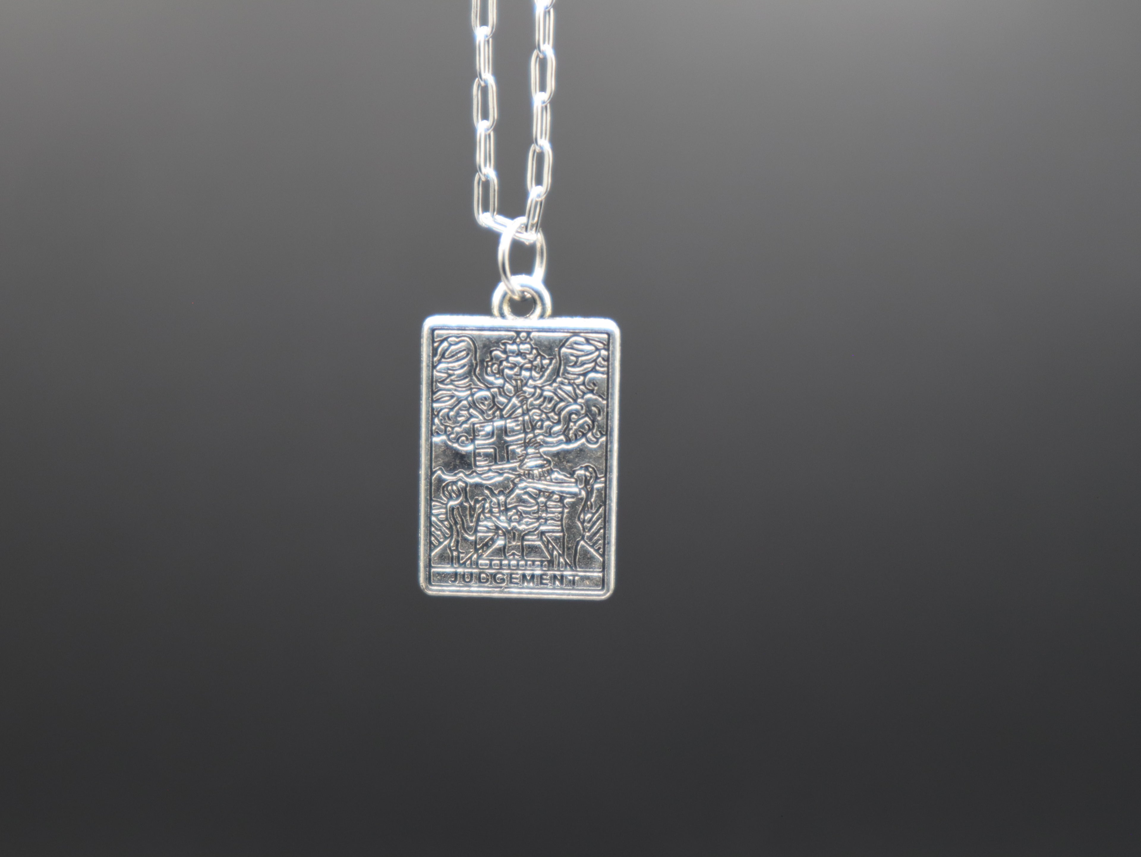Tarot Card Necklace (Silver)