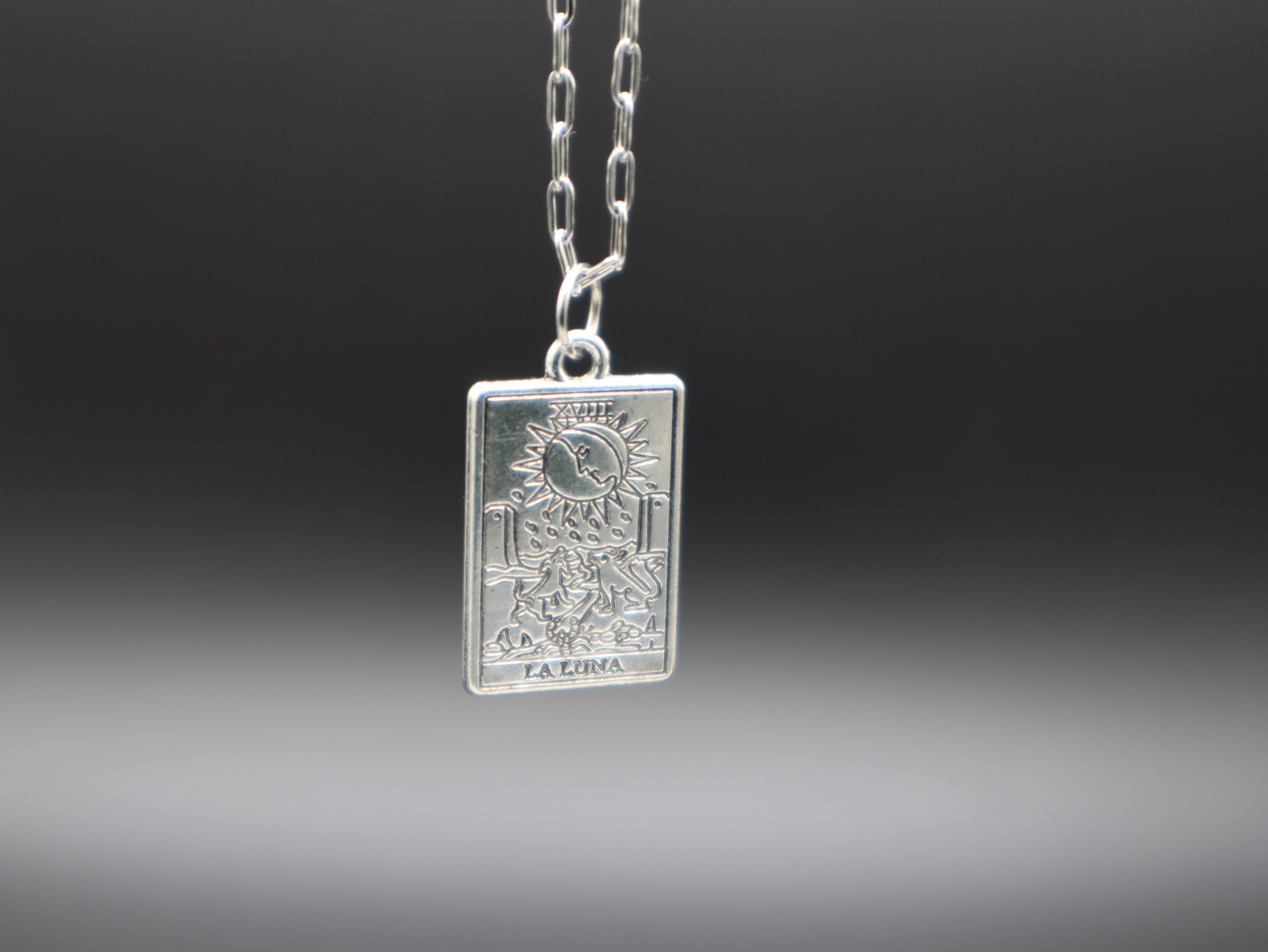 Tarot Card Necklace (Silver)