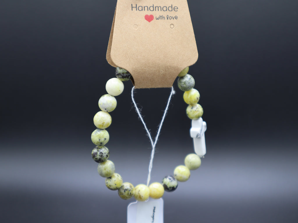 Healing Stone (Cross) Bracelets 7.00"