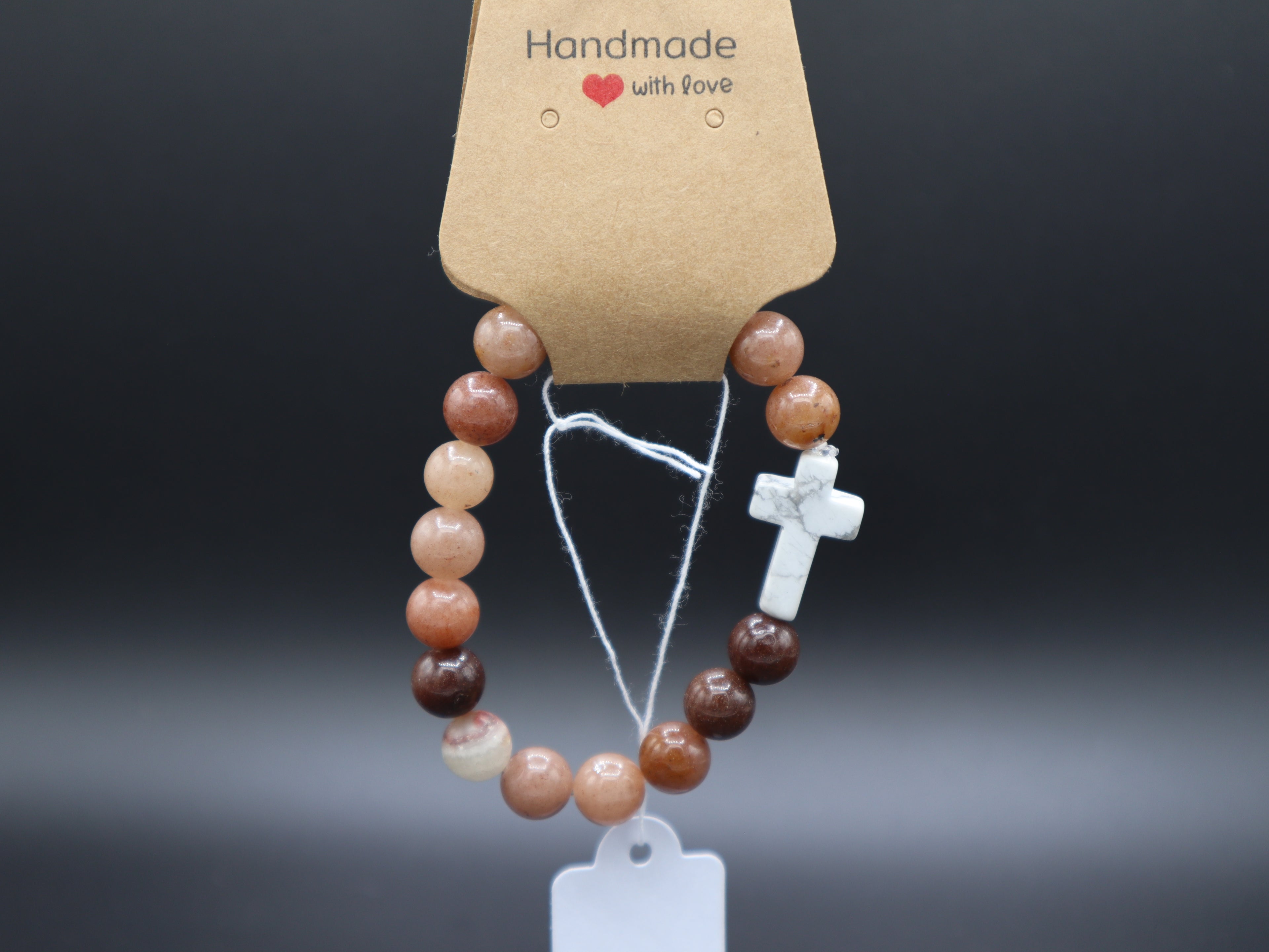 Healing Stone (Cross) Bracelets 6.00"