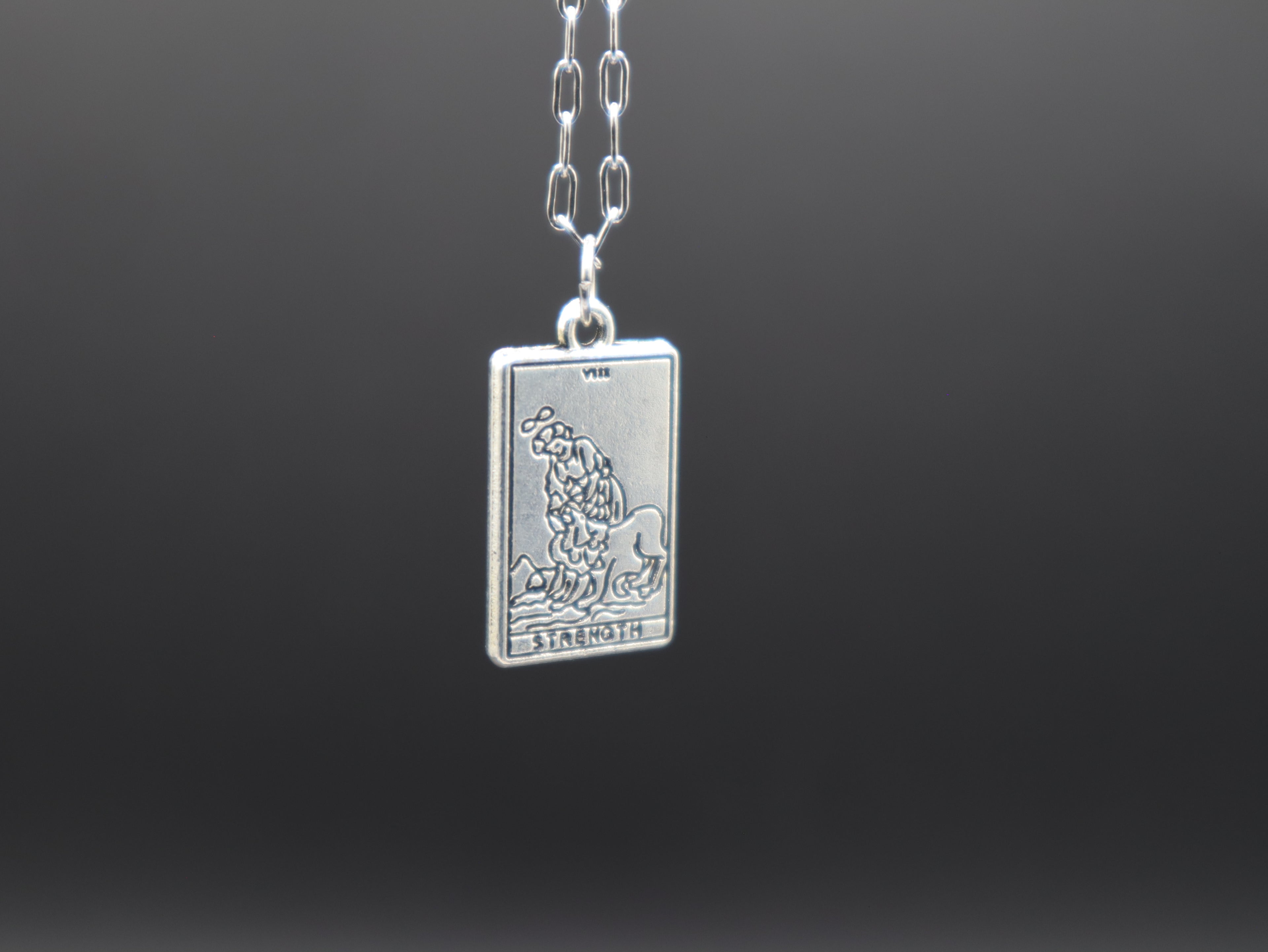 Tarot Card Necklace (Silver)