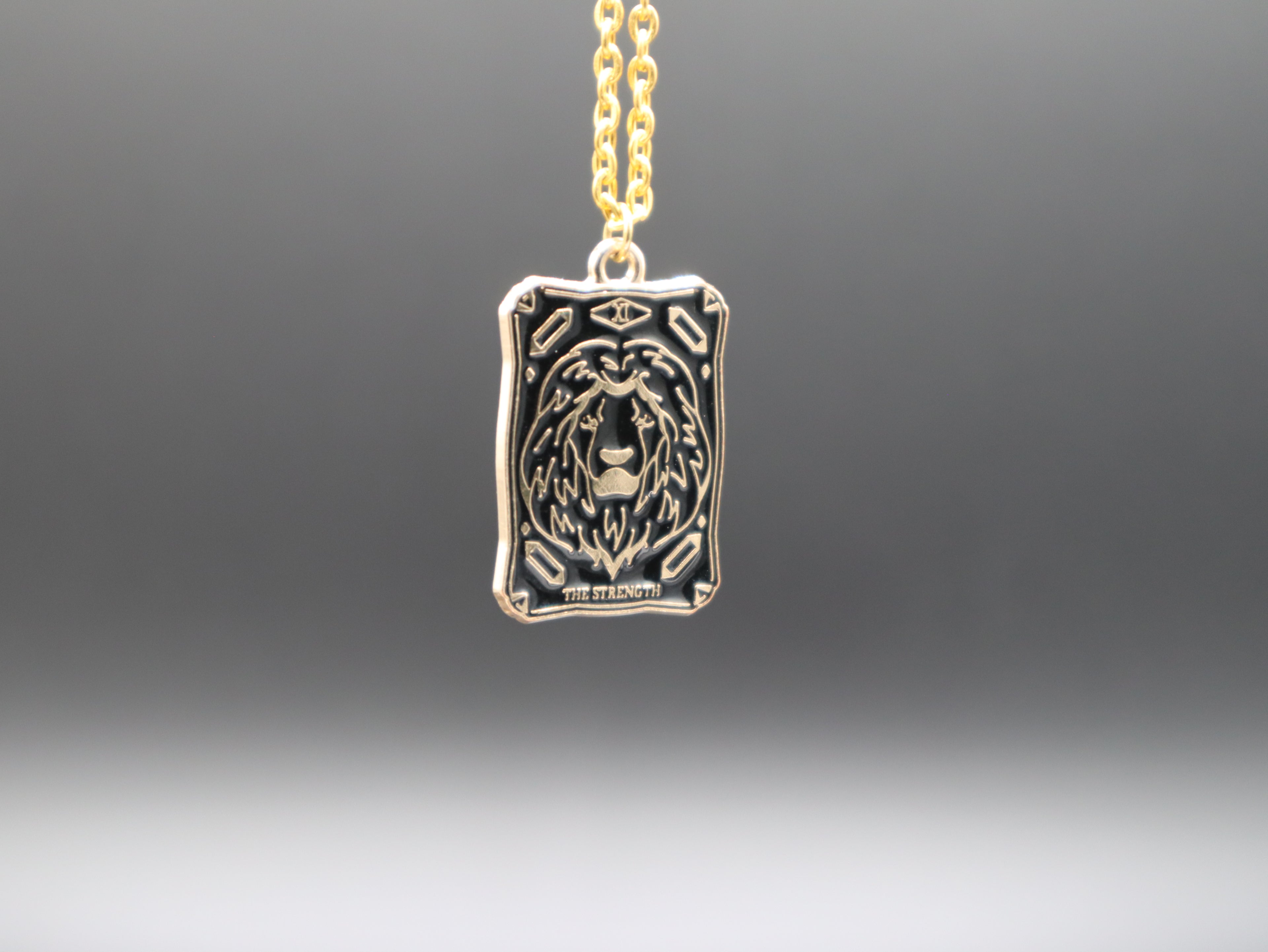 Tarot Card Necklace (Gold)