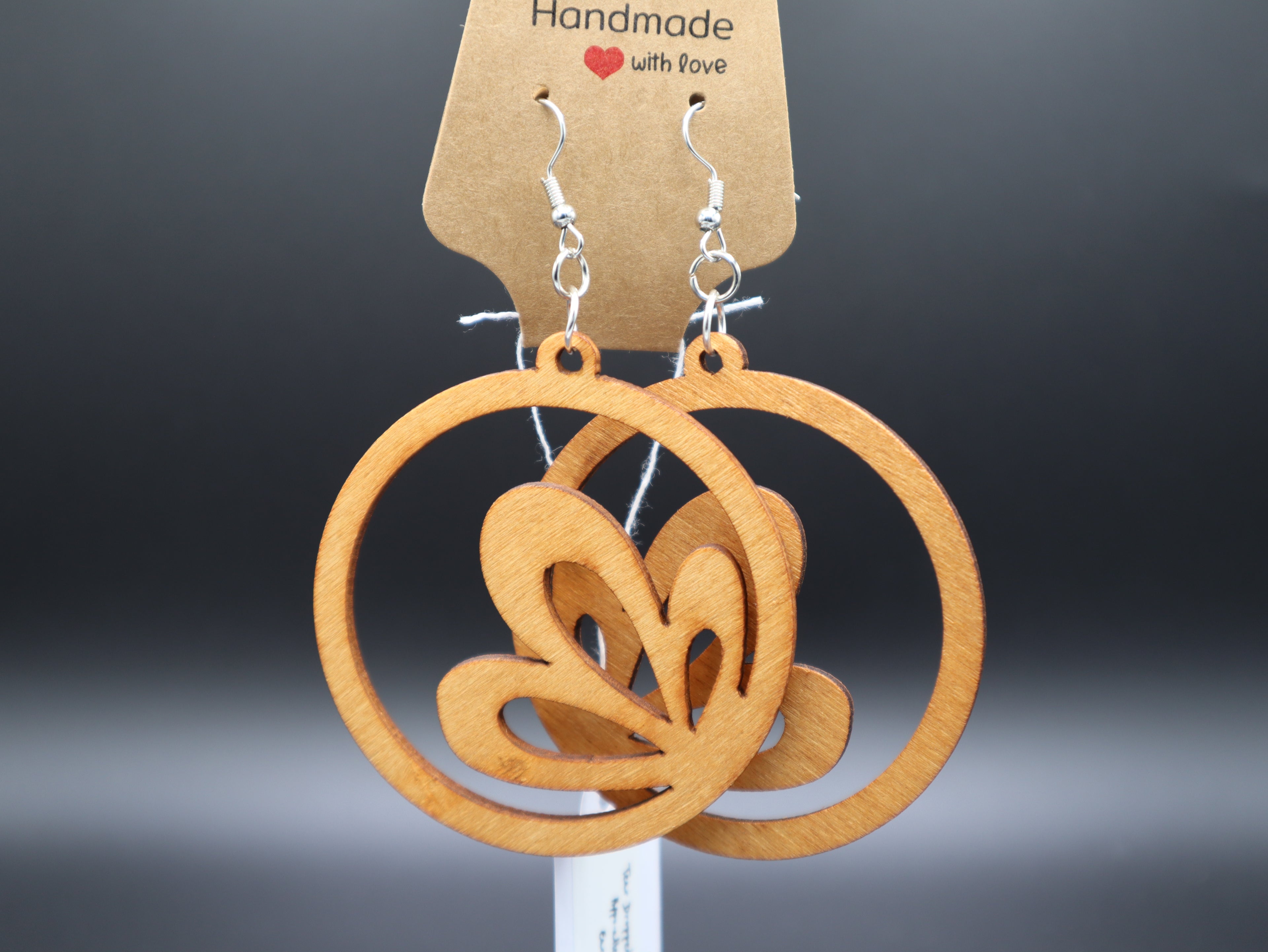 Western Mandala Style Wood Earrings (Hypo-Allergenic)