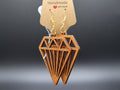 Western Mandala Style Wood Earrings (Hypo-Allergenic)