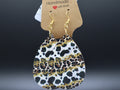 Western Tear Drop Wood Earrings (Hypo-Allergenic)