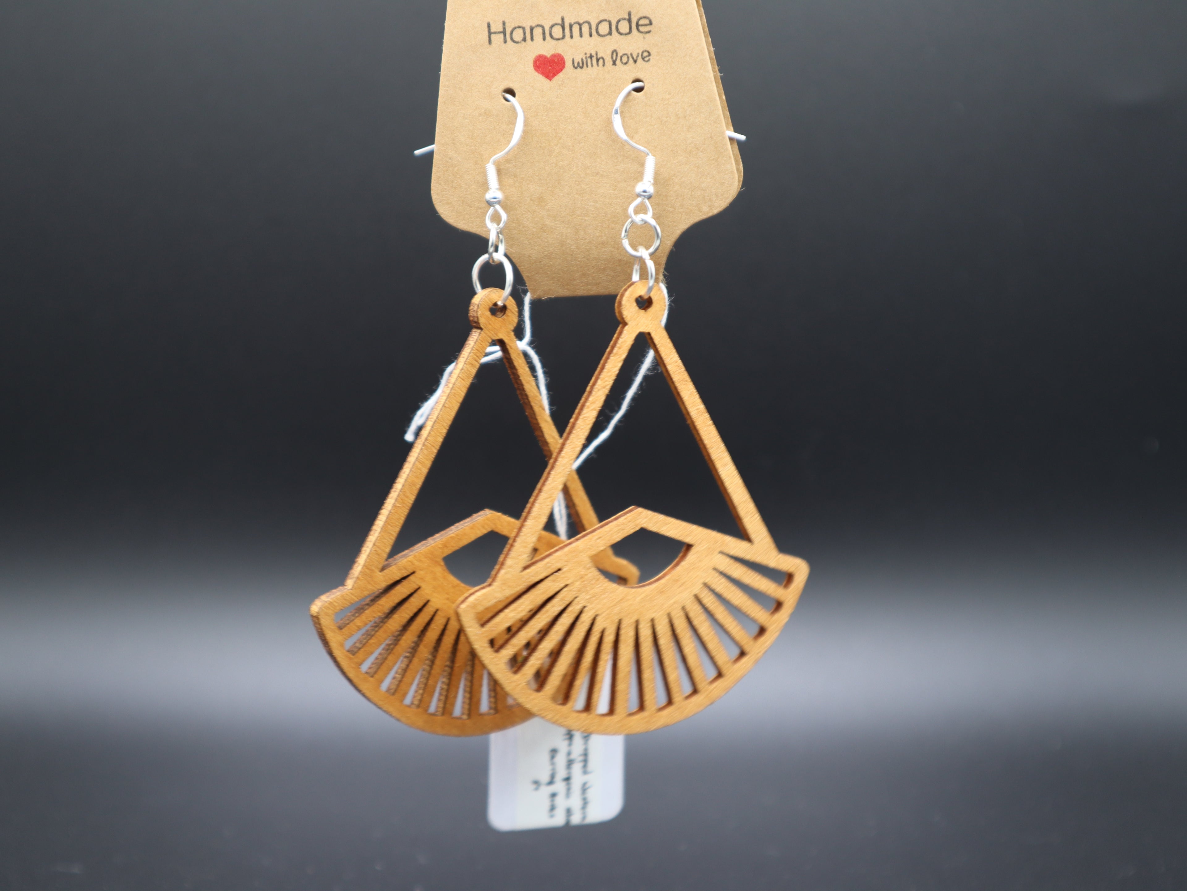 Western Mandala Style Wood Earrings (Hypo-Allergenic)