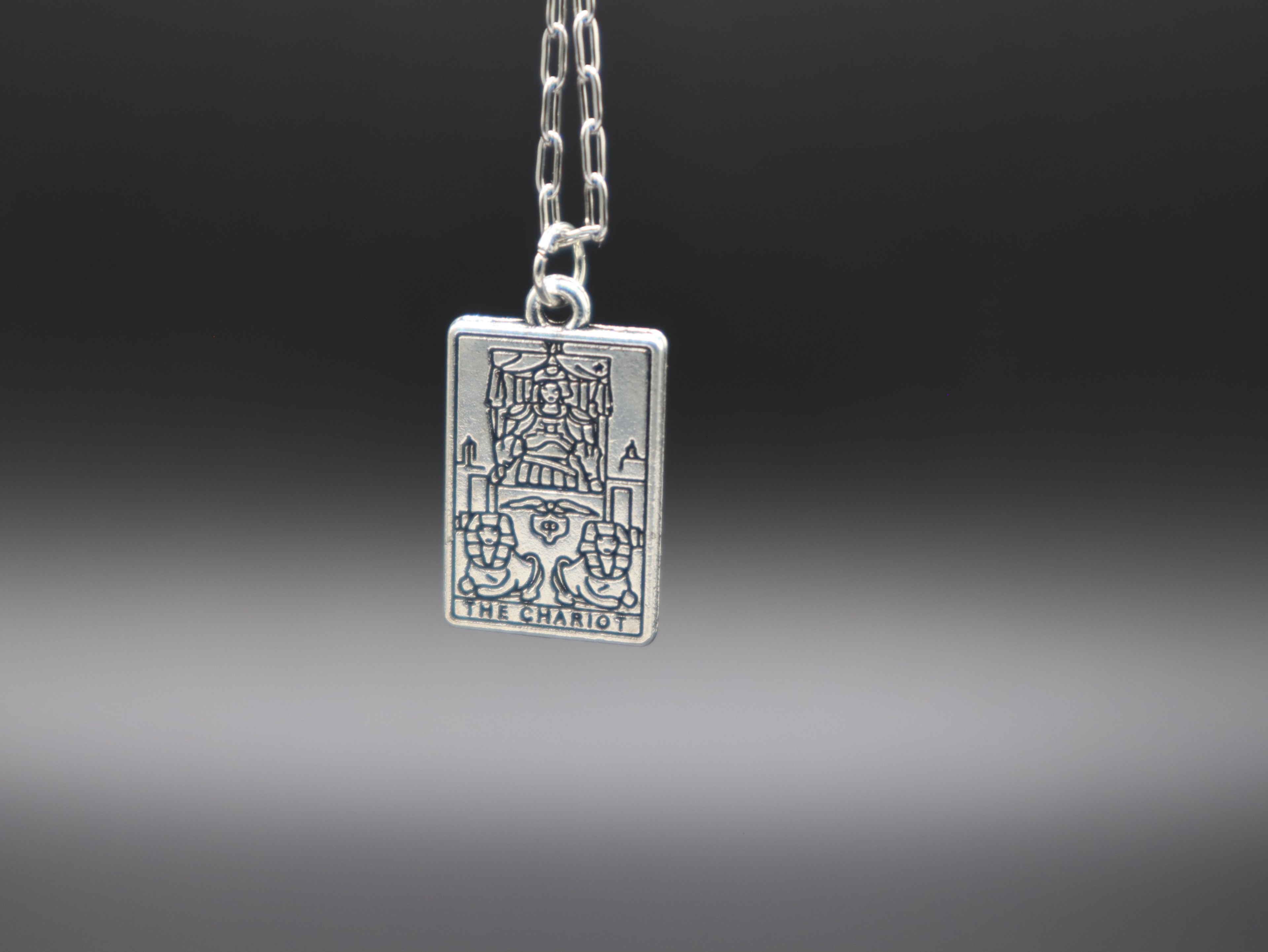 Tarot Card Necklace (Silver)