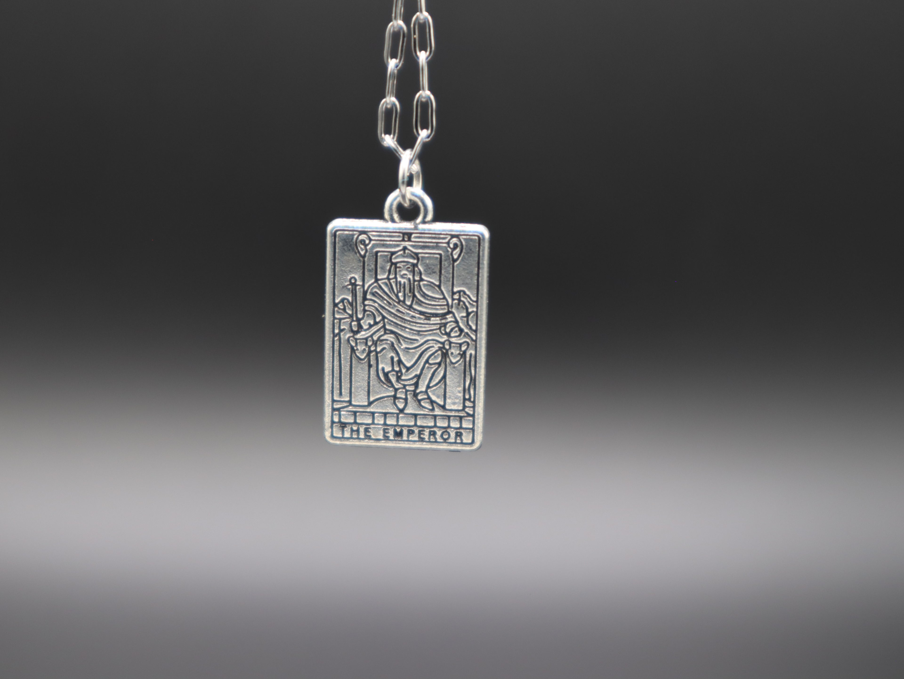 Tarot Card Necklace (Silver)