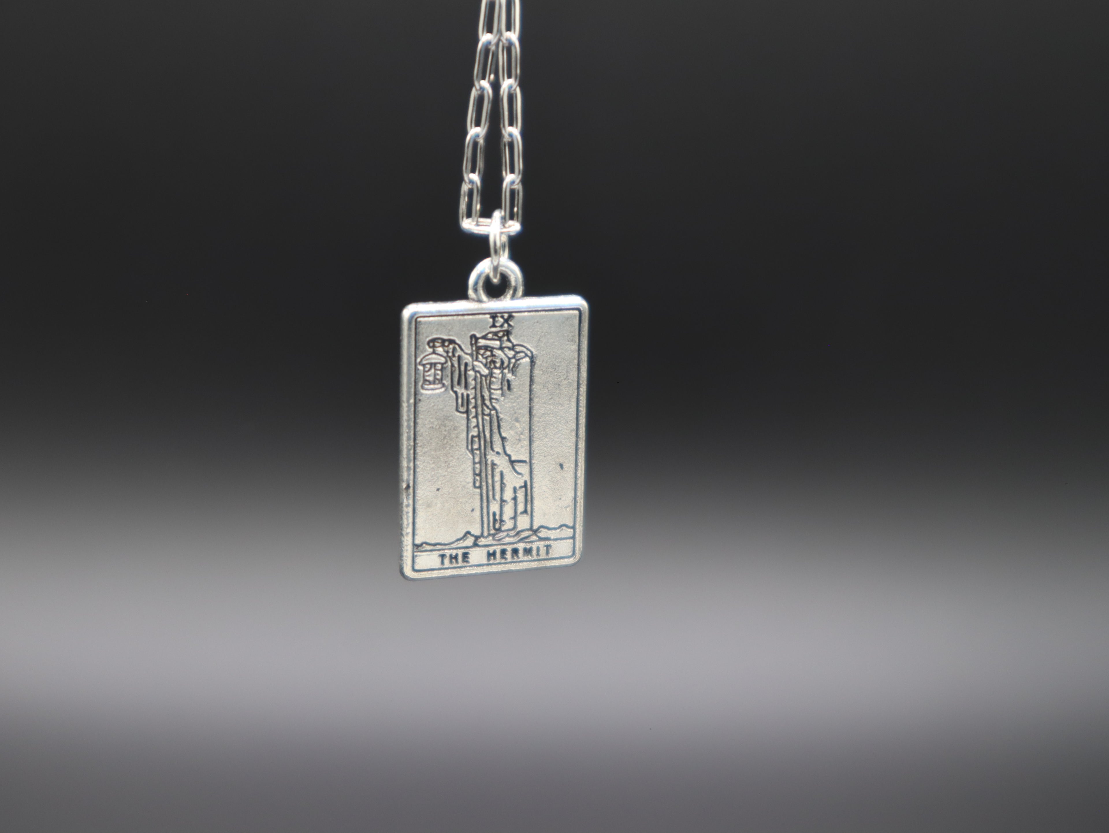 Tarot Card Necklace (Silver)