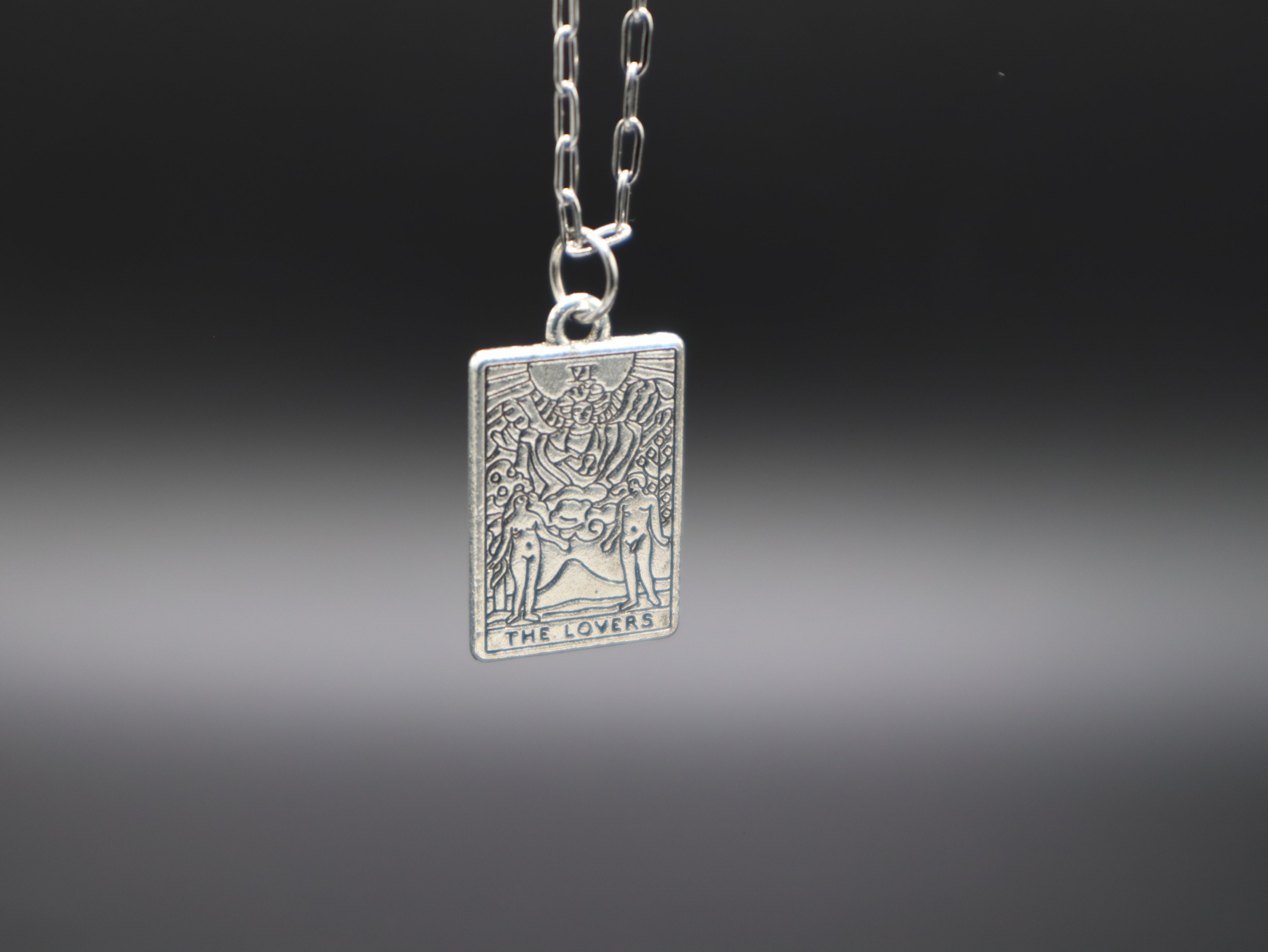 Tarot Card Necklace (Silver)