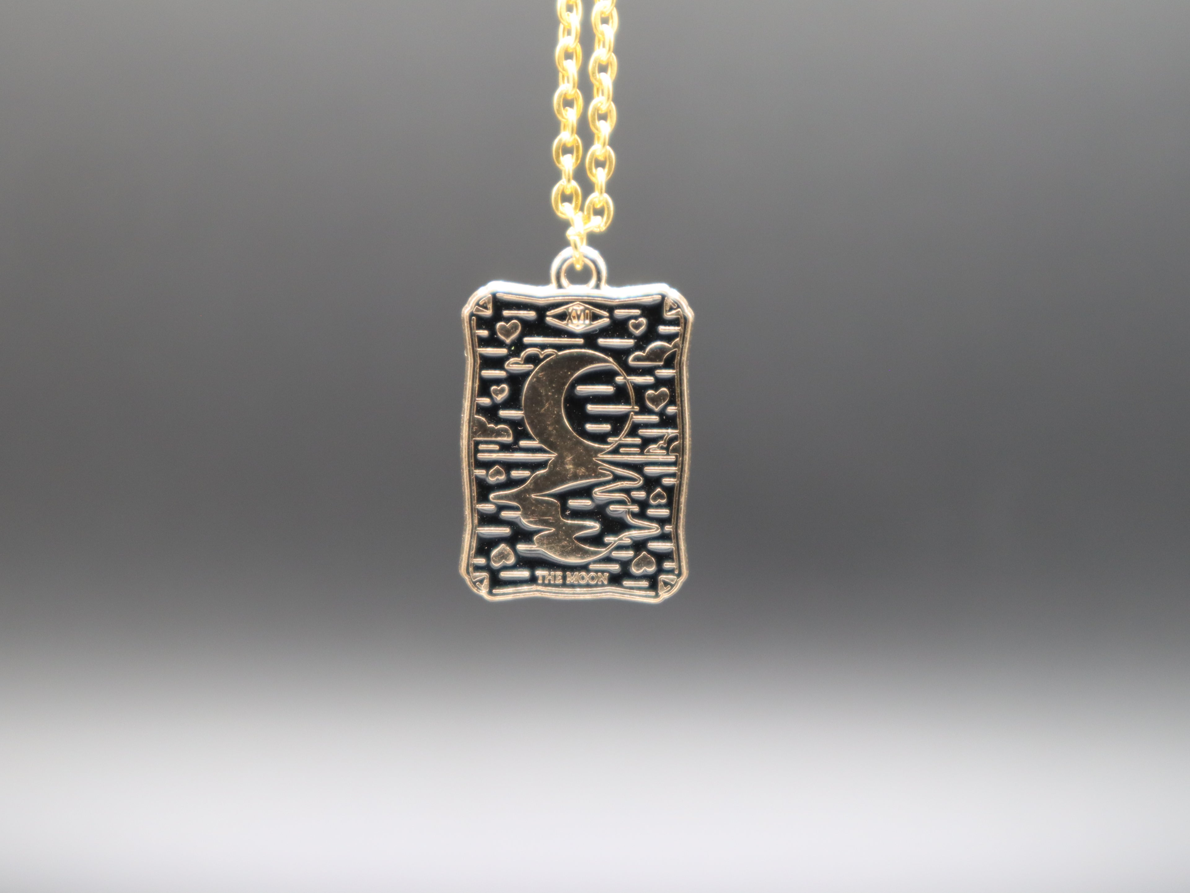 Tarot Card Necklace (Gold)