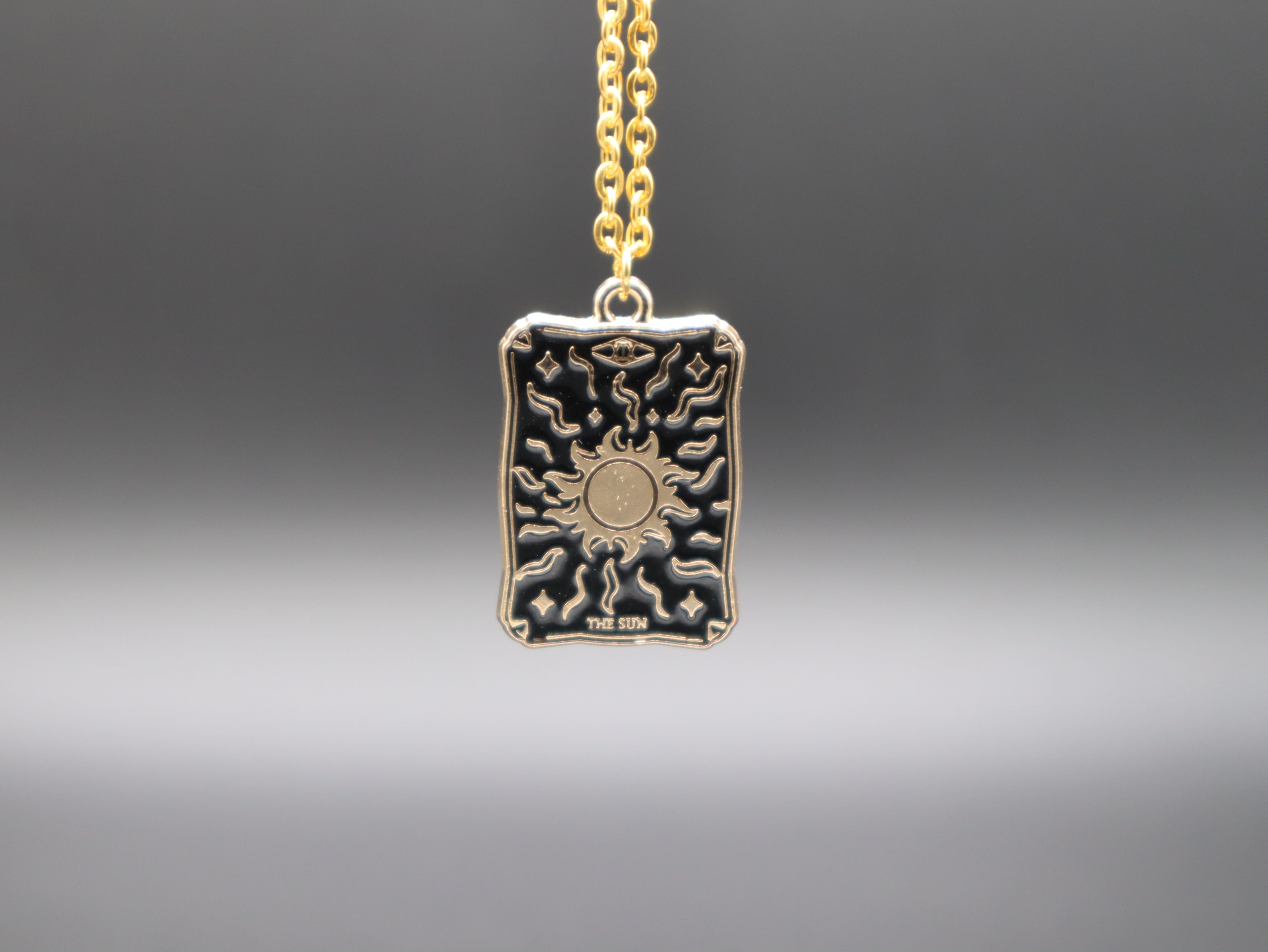 Tarot Card Necklace (Gold)