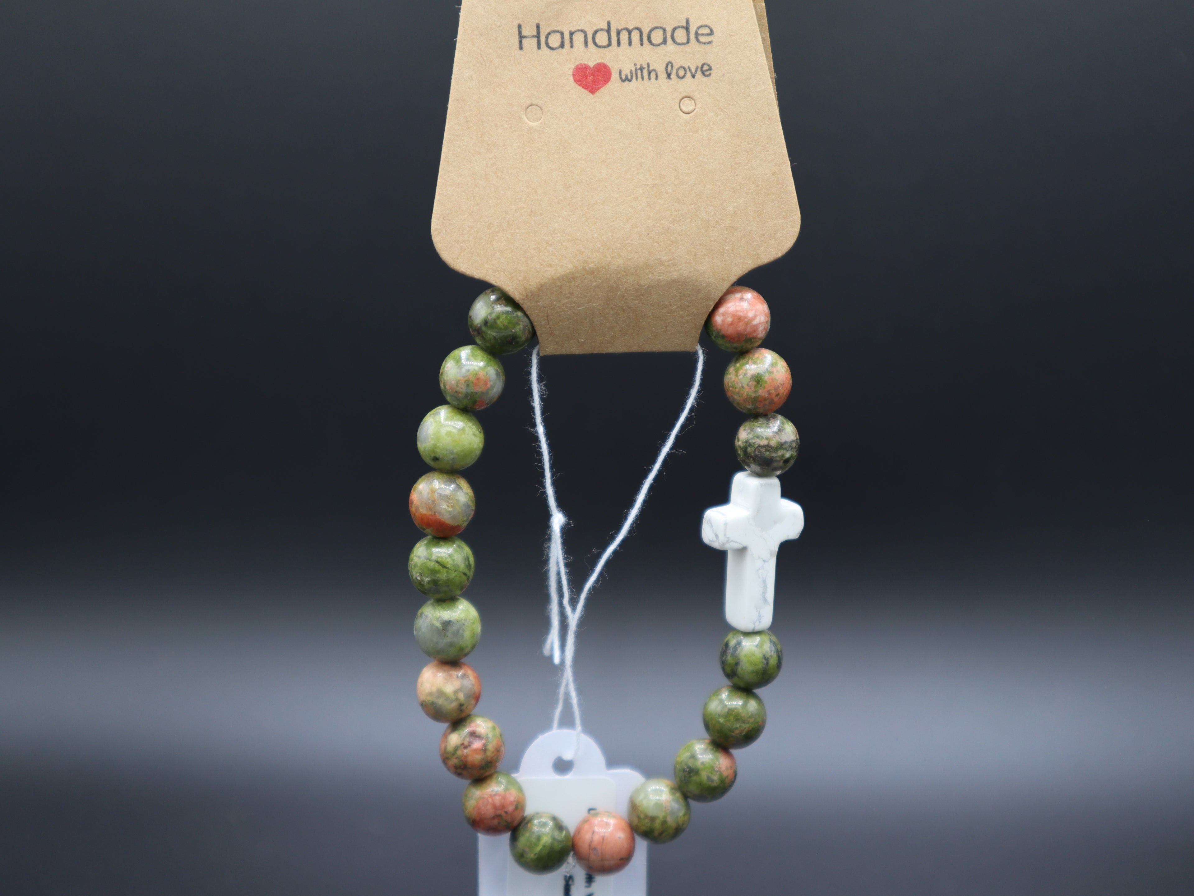 Healing Stone (Cross) Bracelets 6.50"