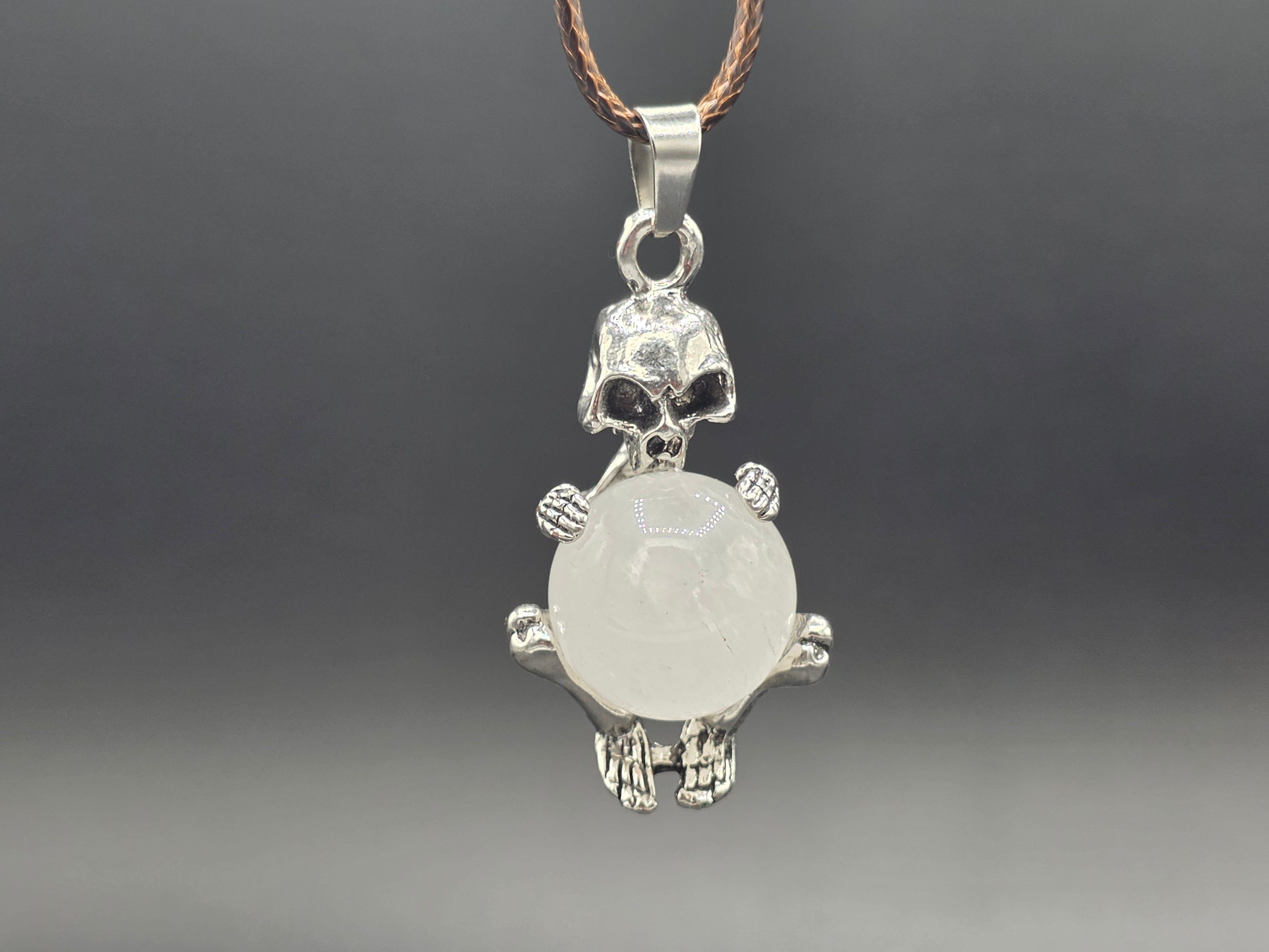 Skull Healing Stone Necklace