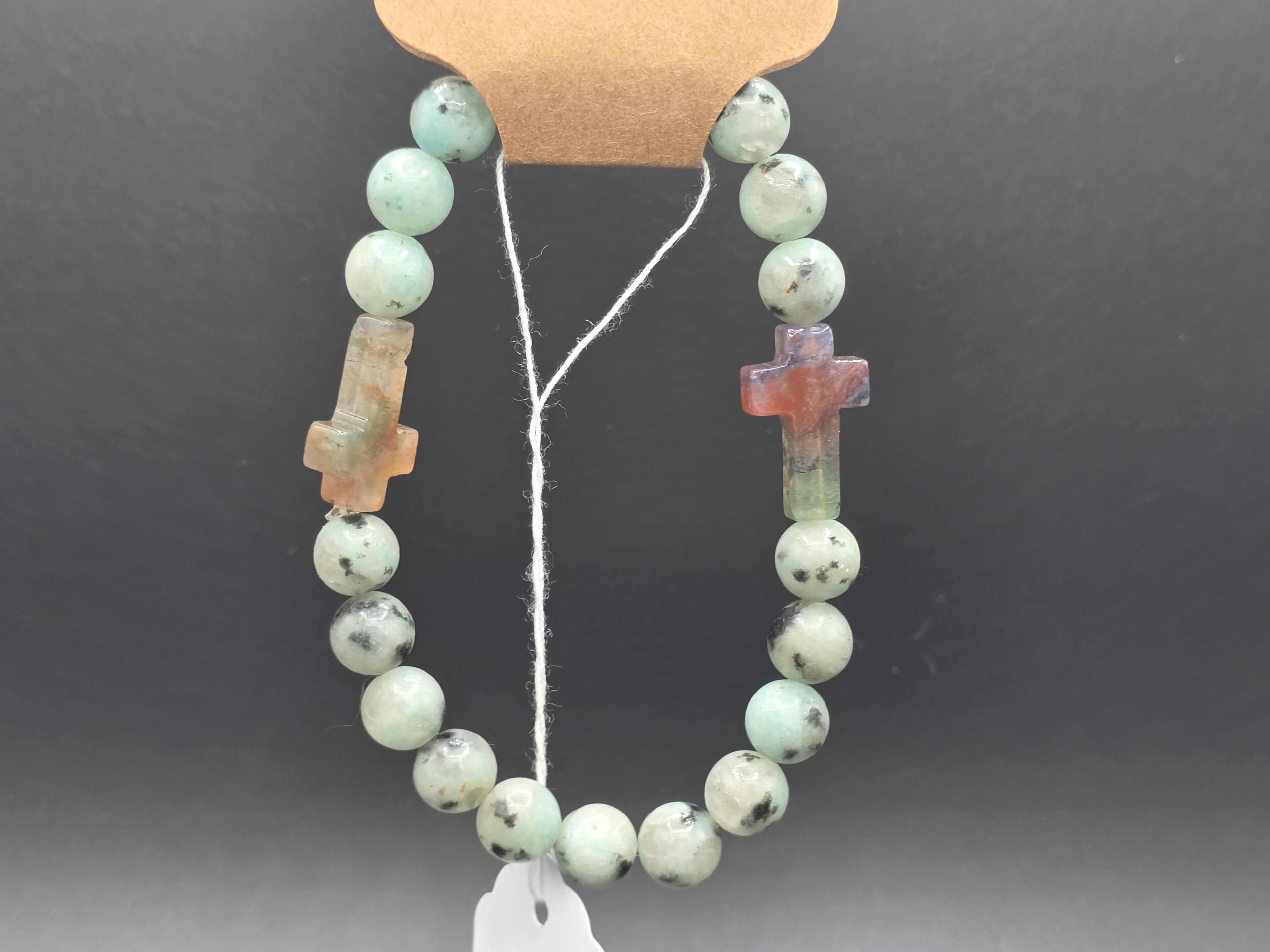 Healing Stone (Cross) Bracelets 7.5"