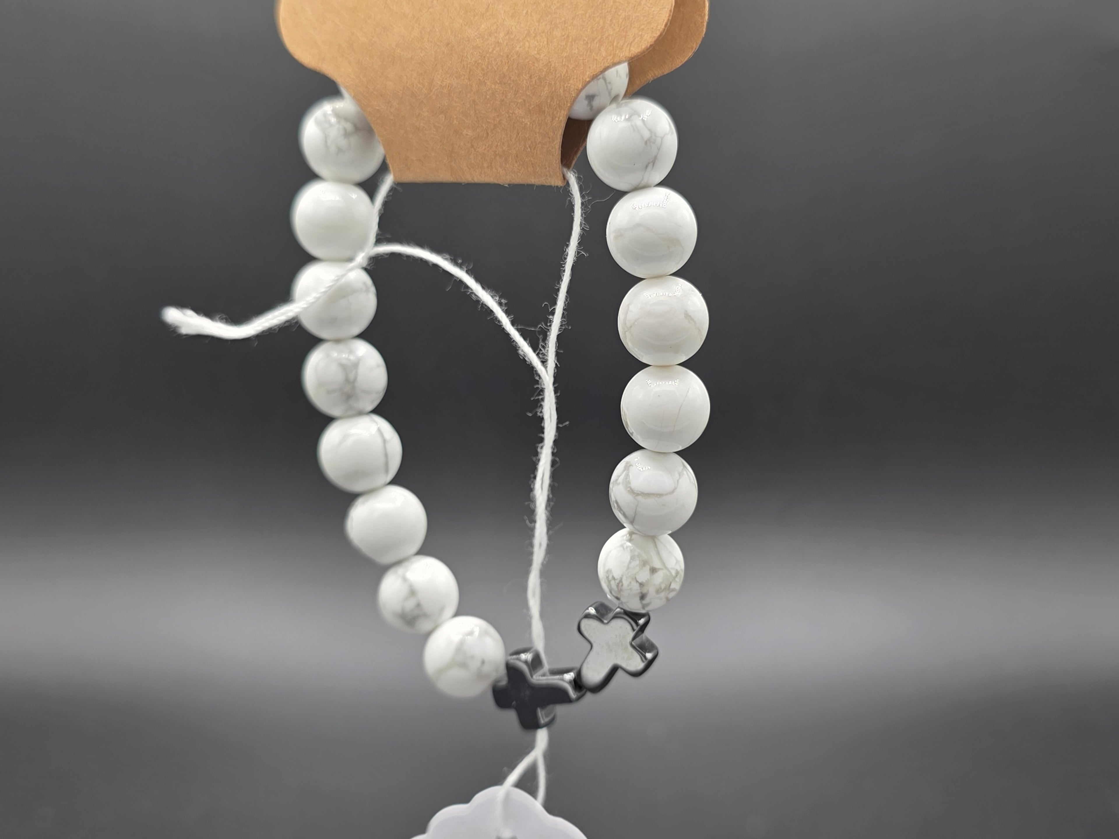 Healing Stone (Cross) Bracelets 6.00"