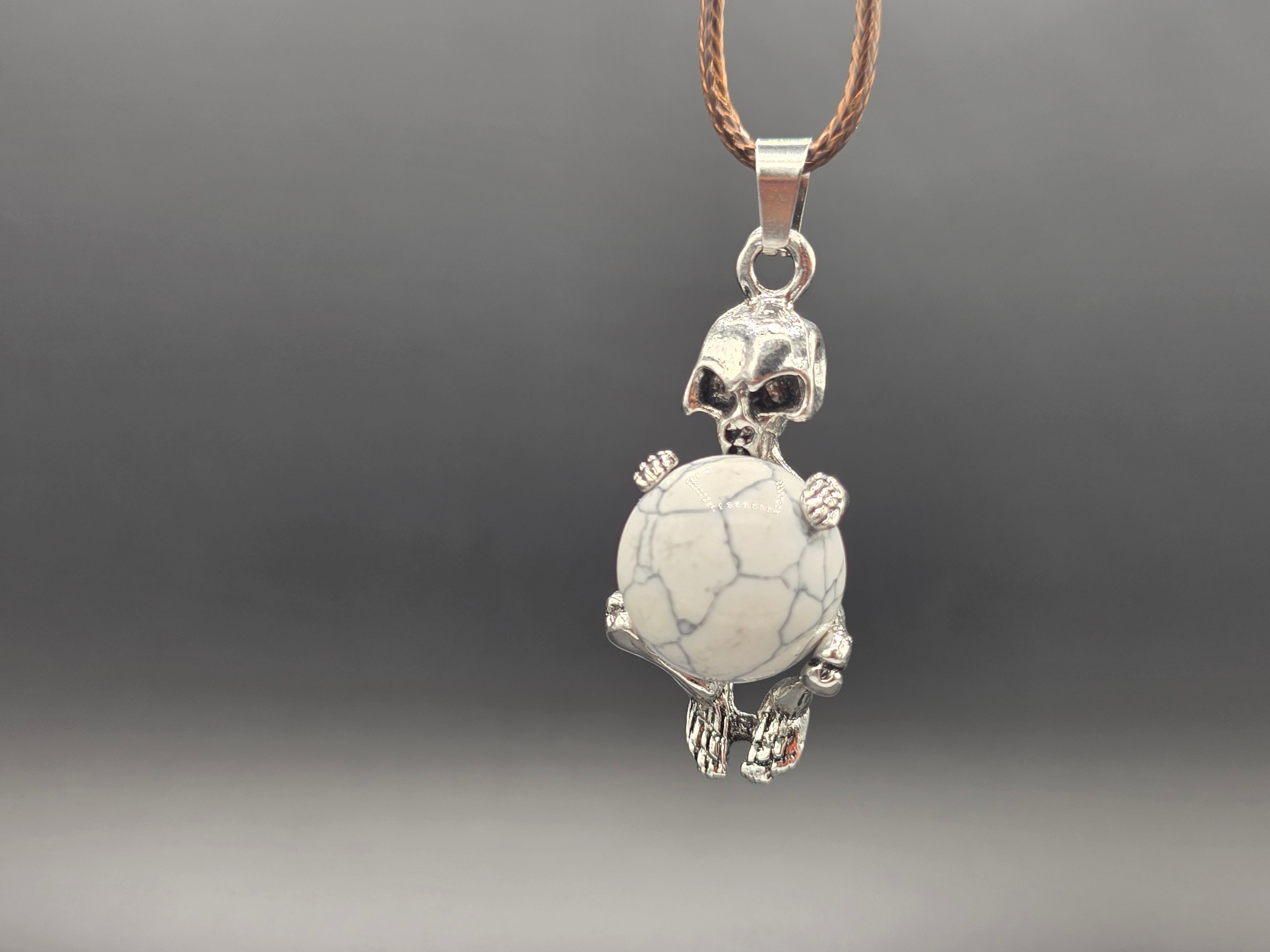 Skull Healing Stone Necklace
