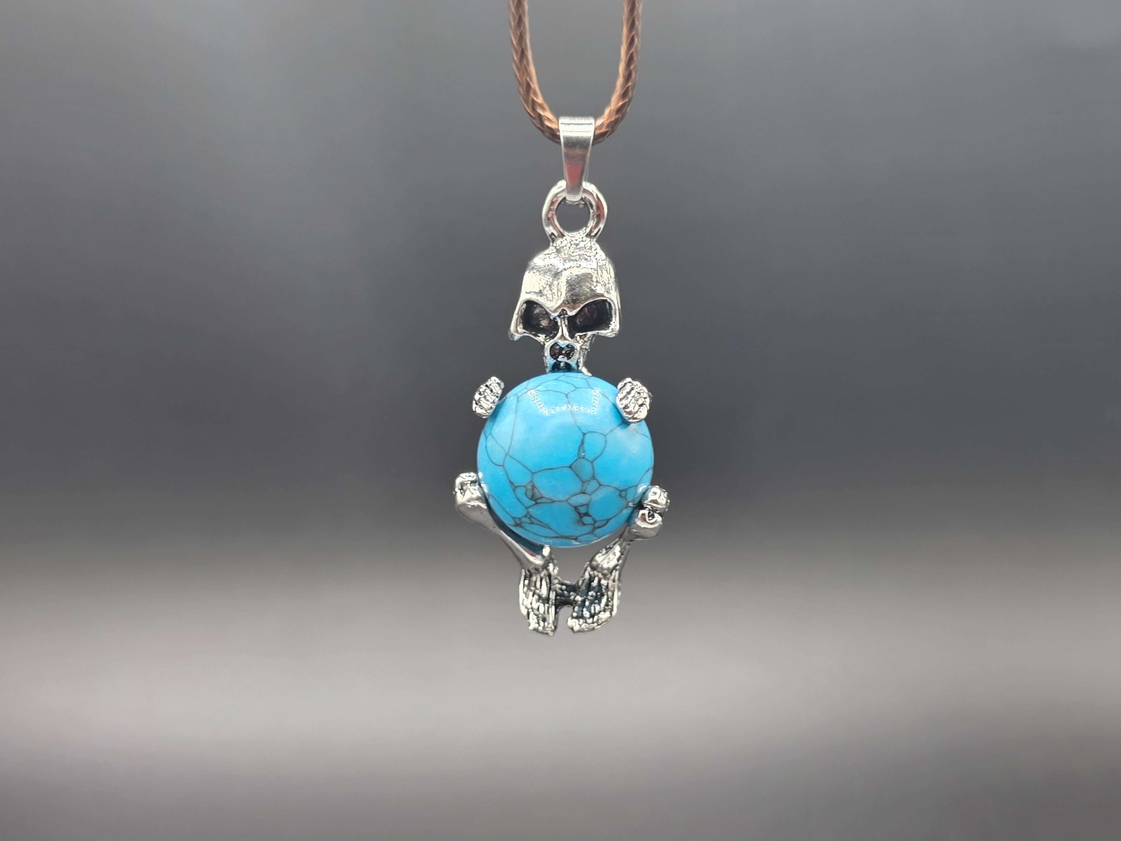 Skull Healing Stone Necklace