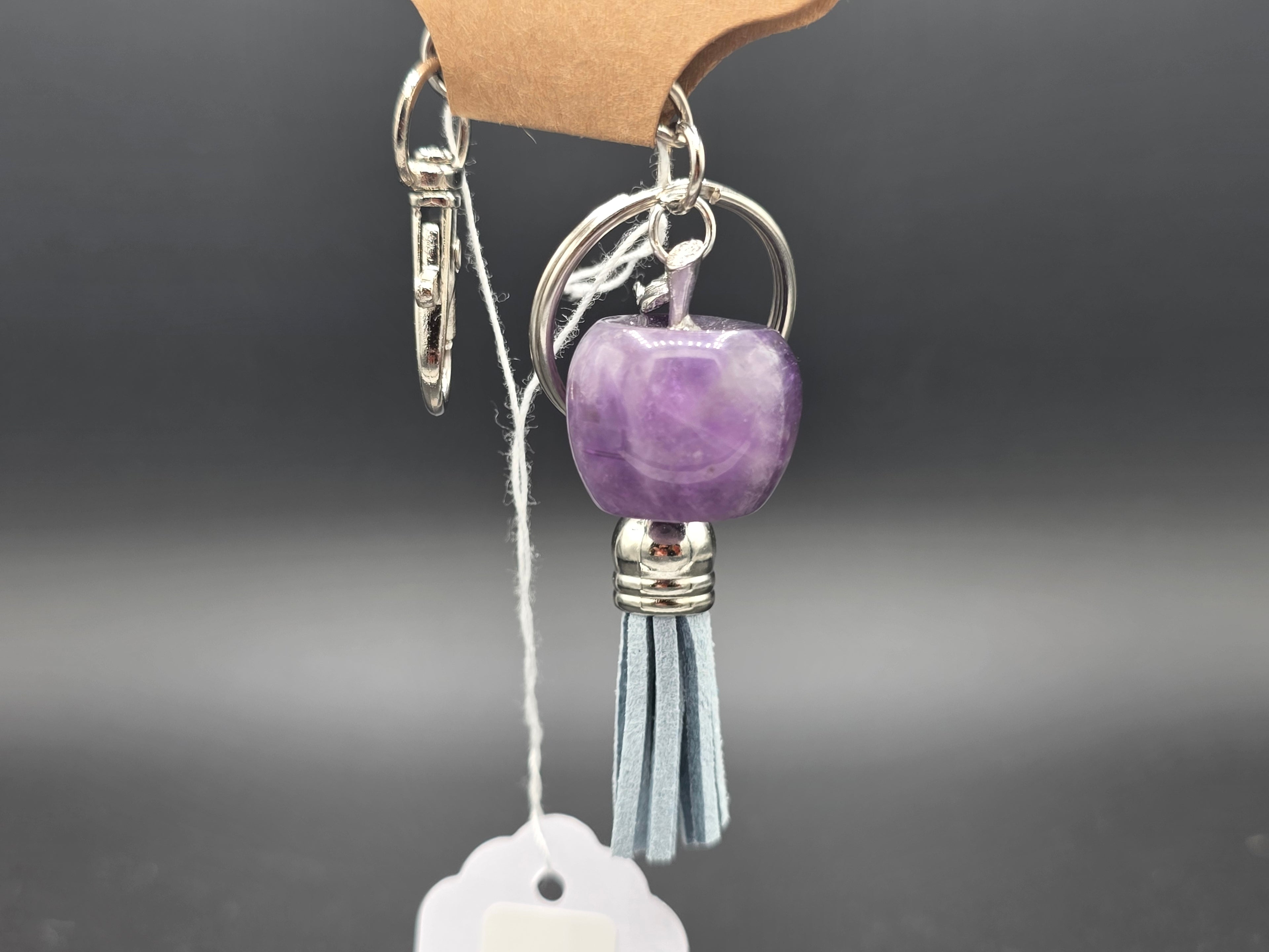 Healing Stone Apple Keychain