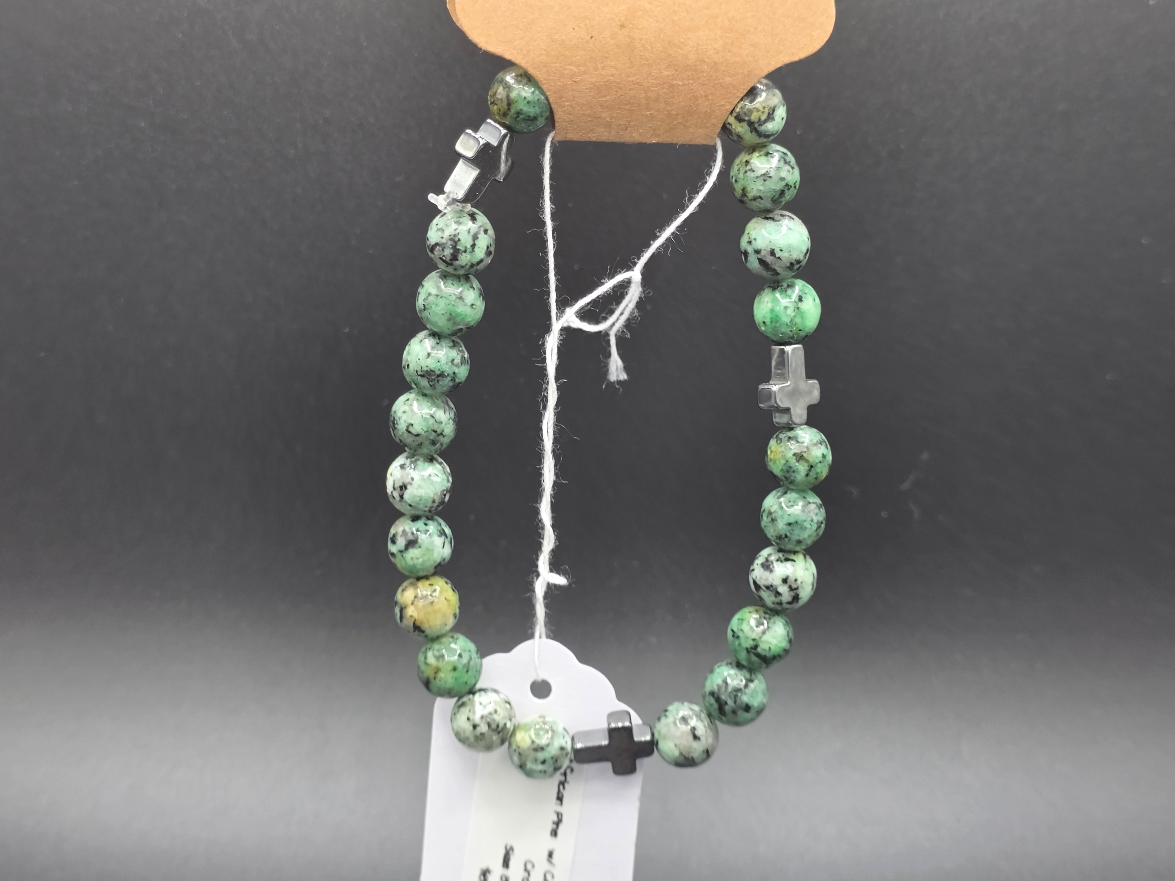 Healing Stone (Cross) Bracelets 8.00"